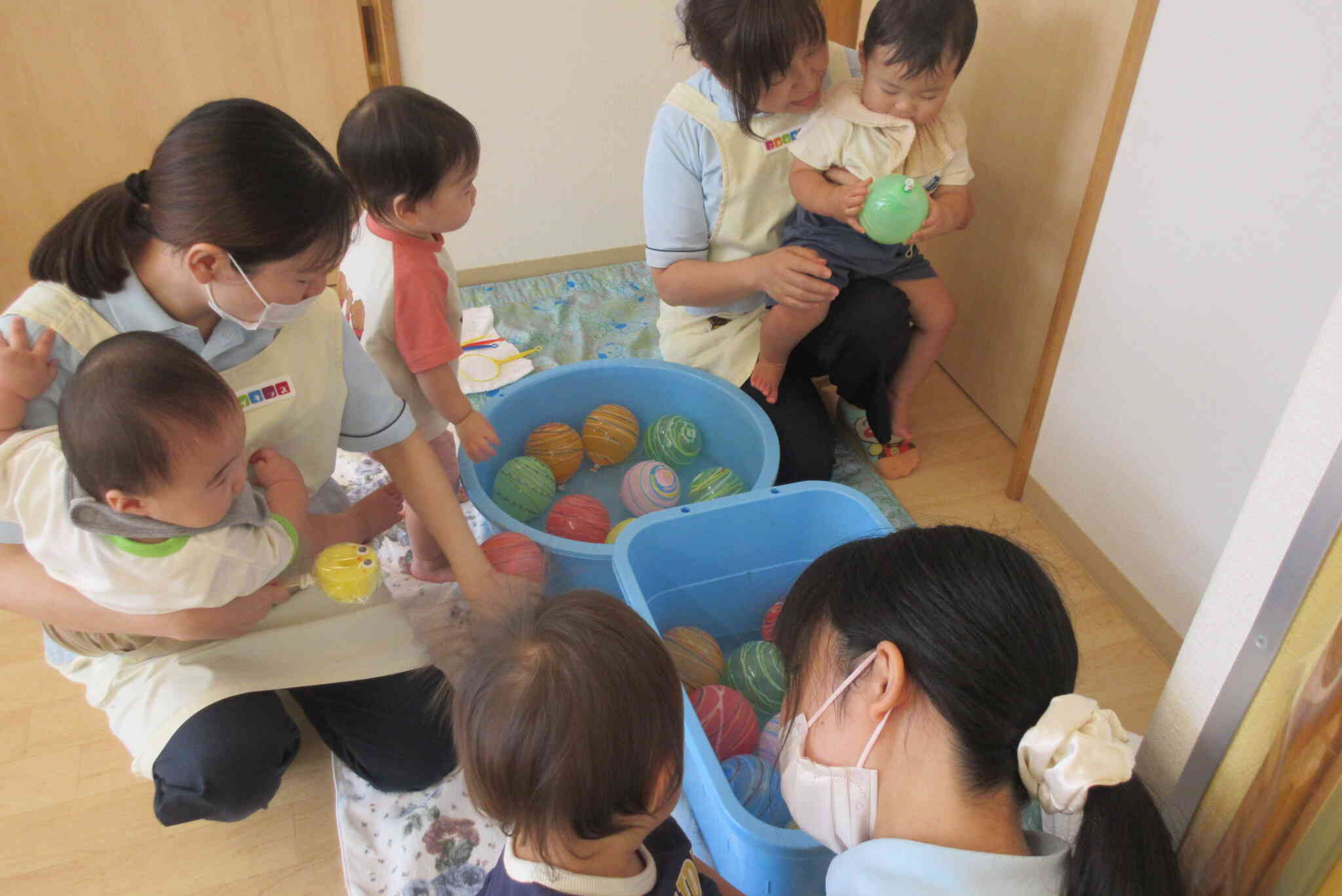 ひよこ組さんも夏祭りを満喫しました☆