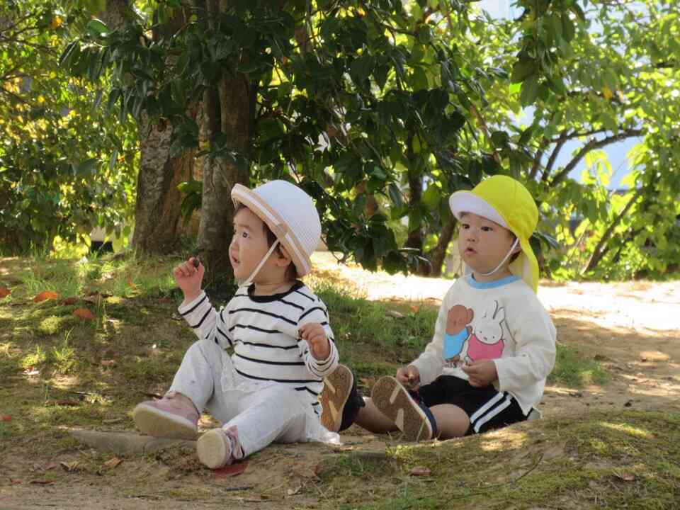 秋のお外、とっても気持ちがいいね!