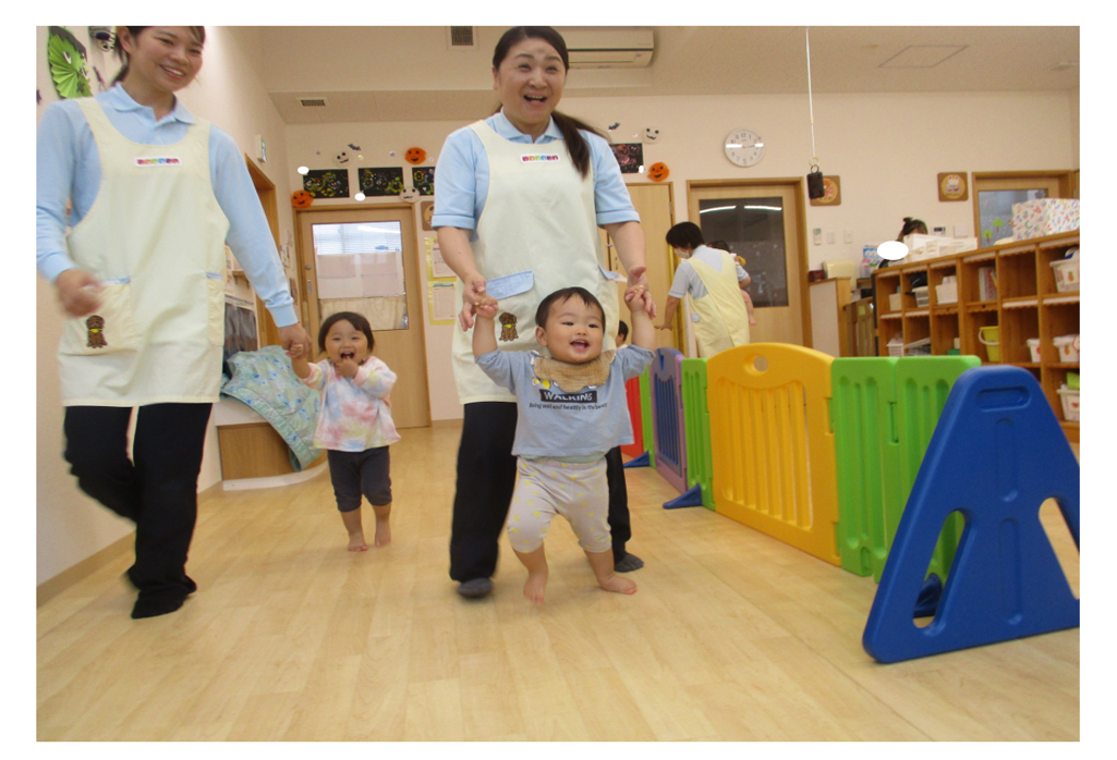 かわいい小さな選手たち！　かわいい小さな応援団！