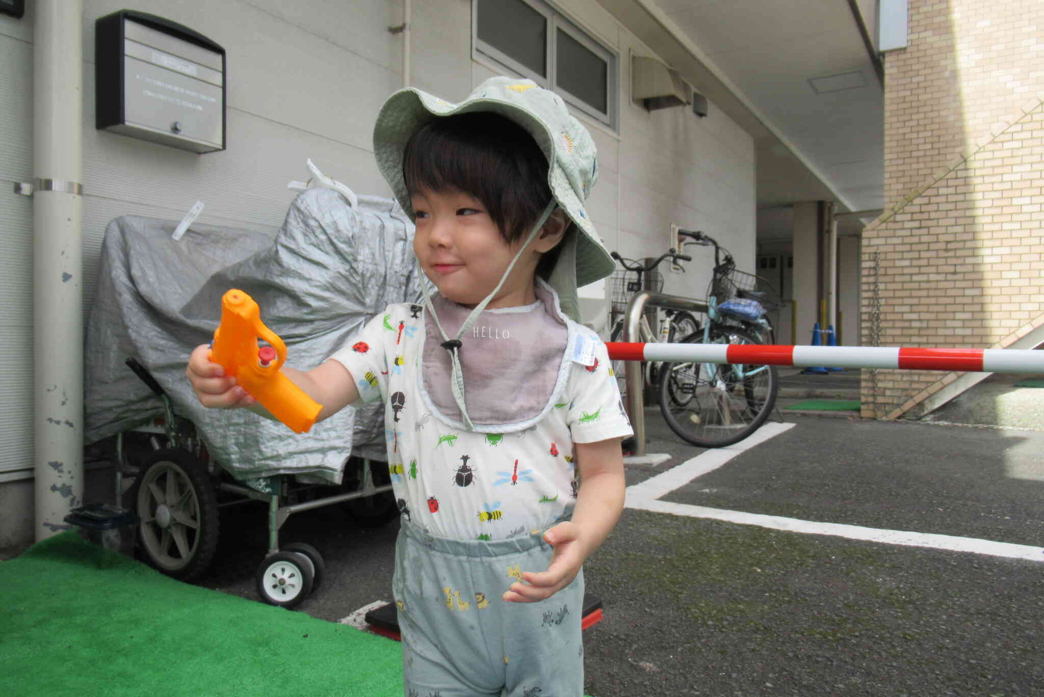 水鉄砲だよー！