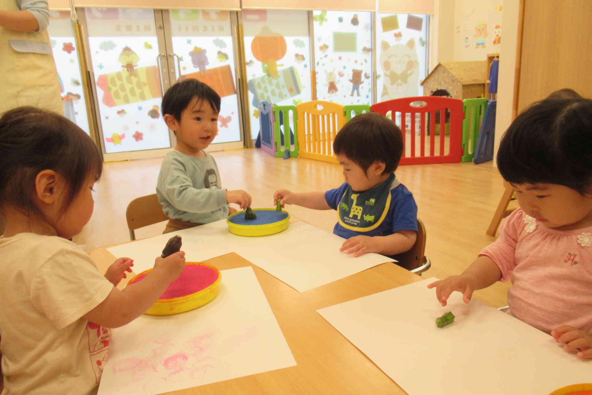 どんな模様が出来たかな？
