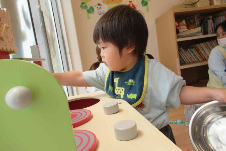 お料理作りに大忙し！
