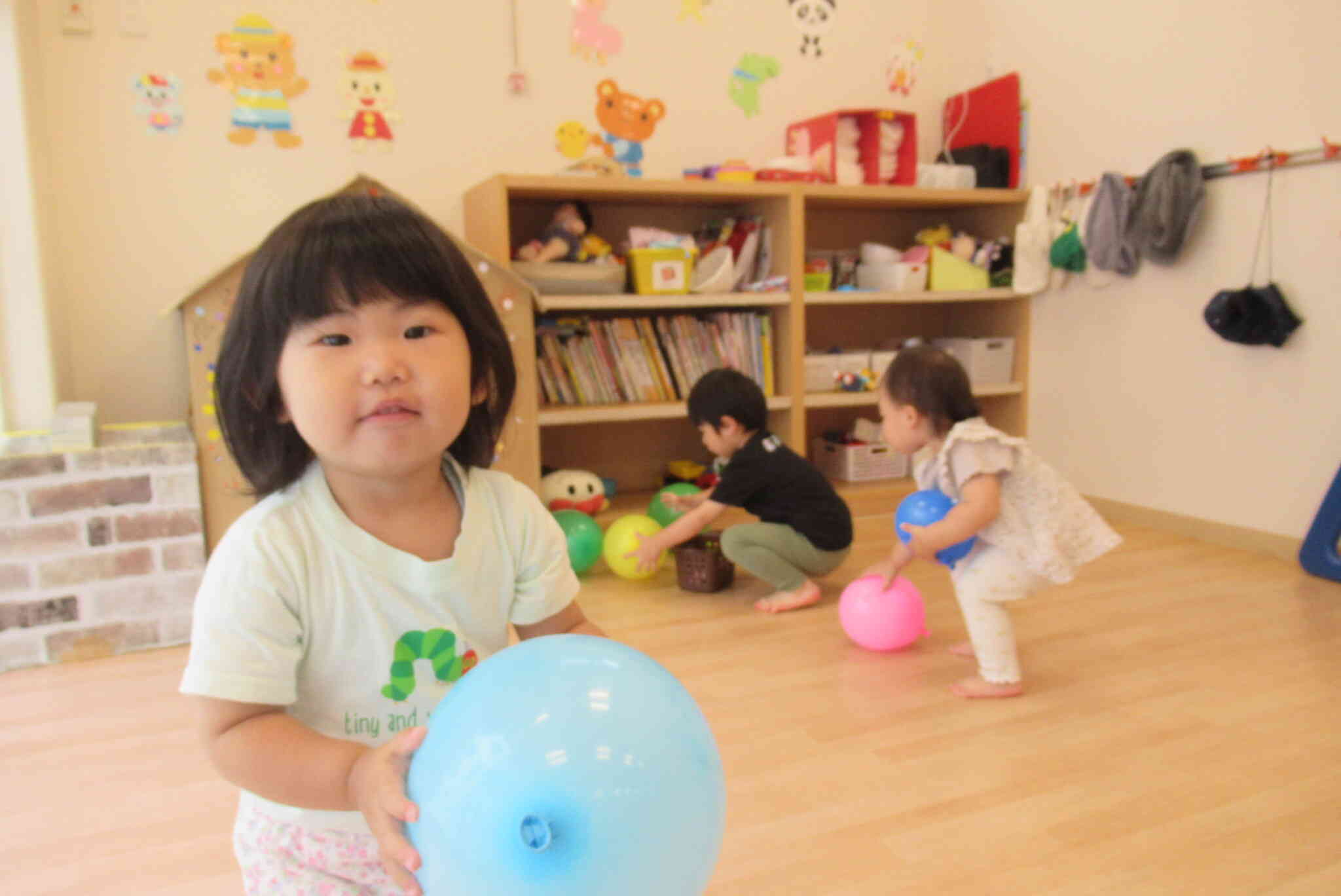 水色の風船もらったよ！