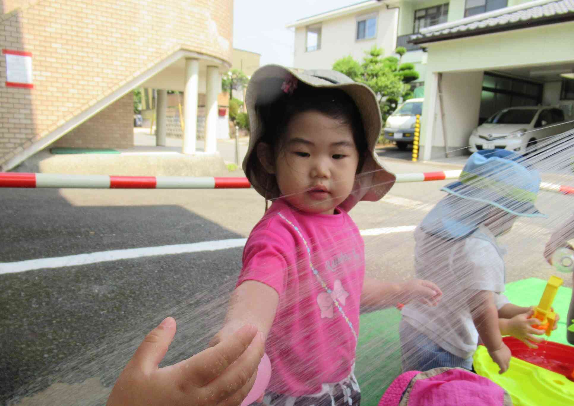 水遊び日和！