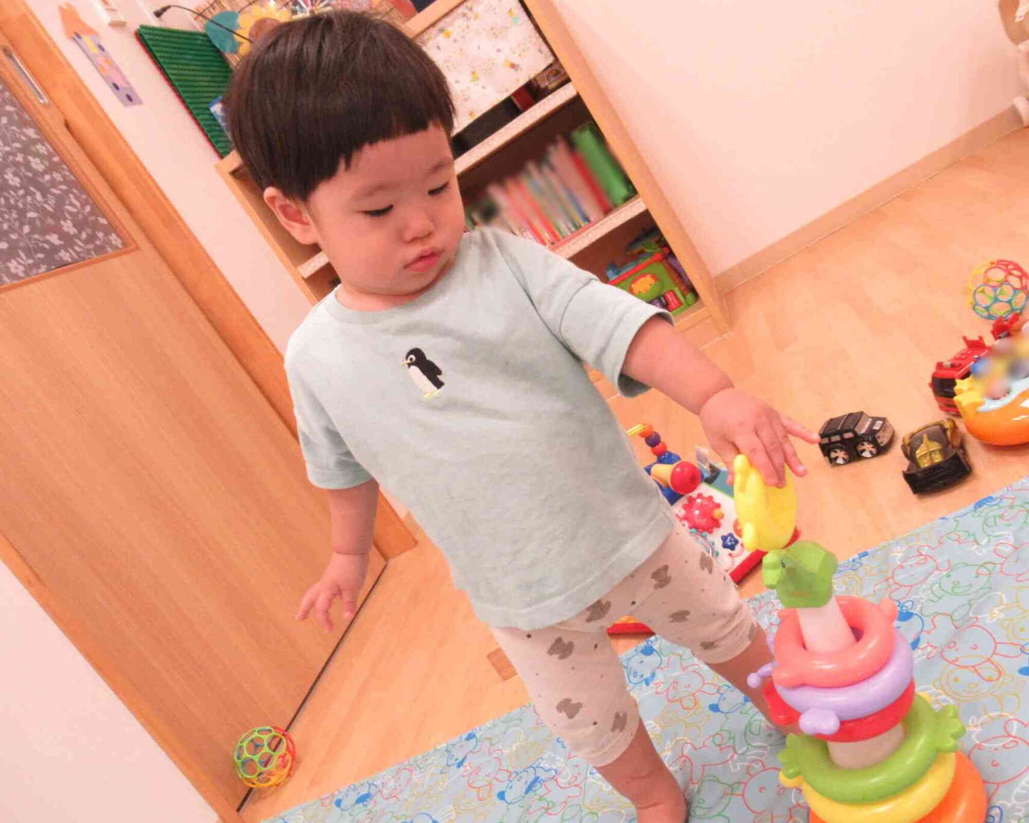 輪投げに挑戦！