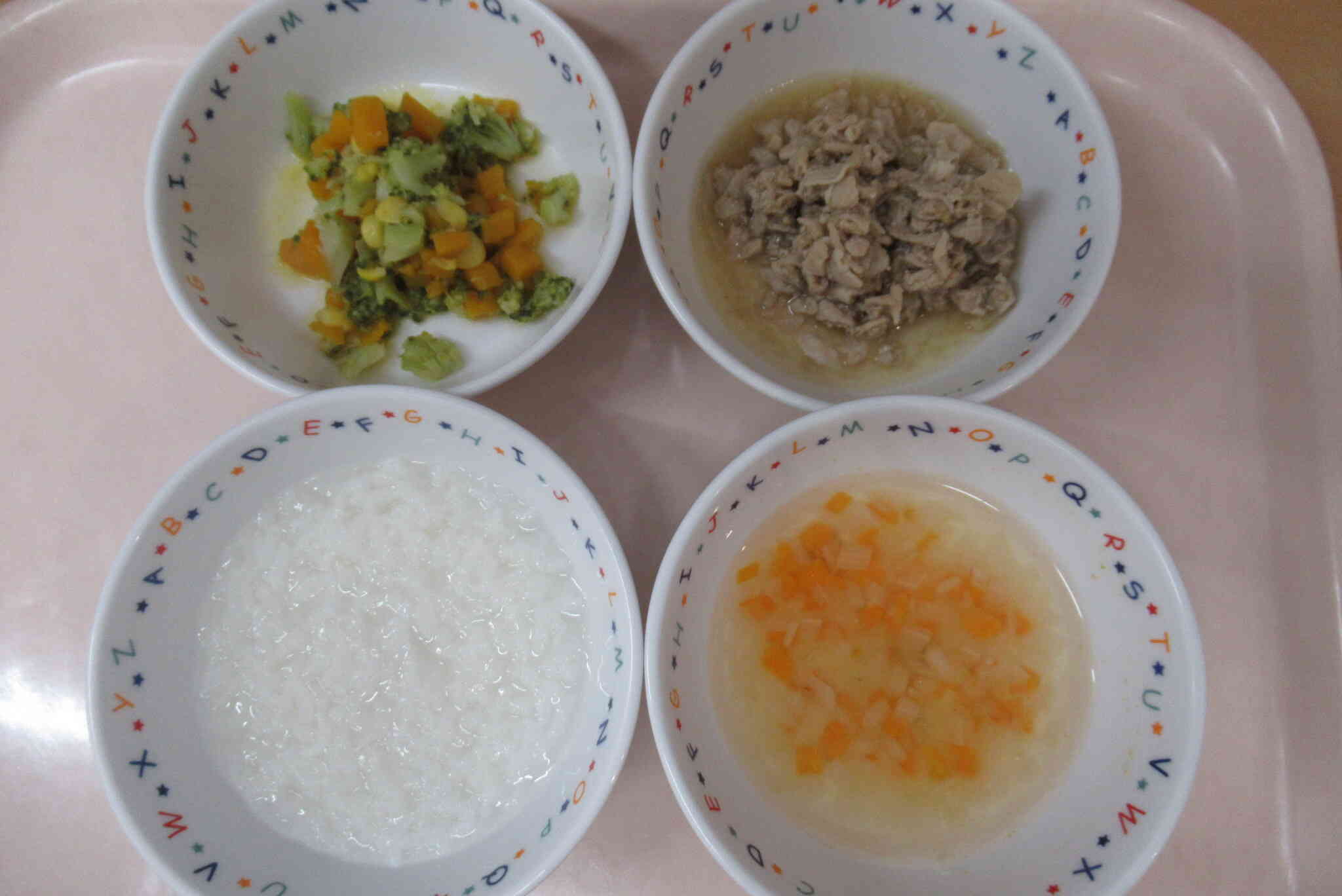 8月6日の給食【離乳食・後期】