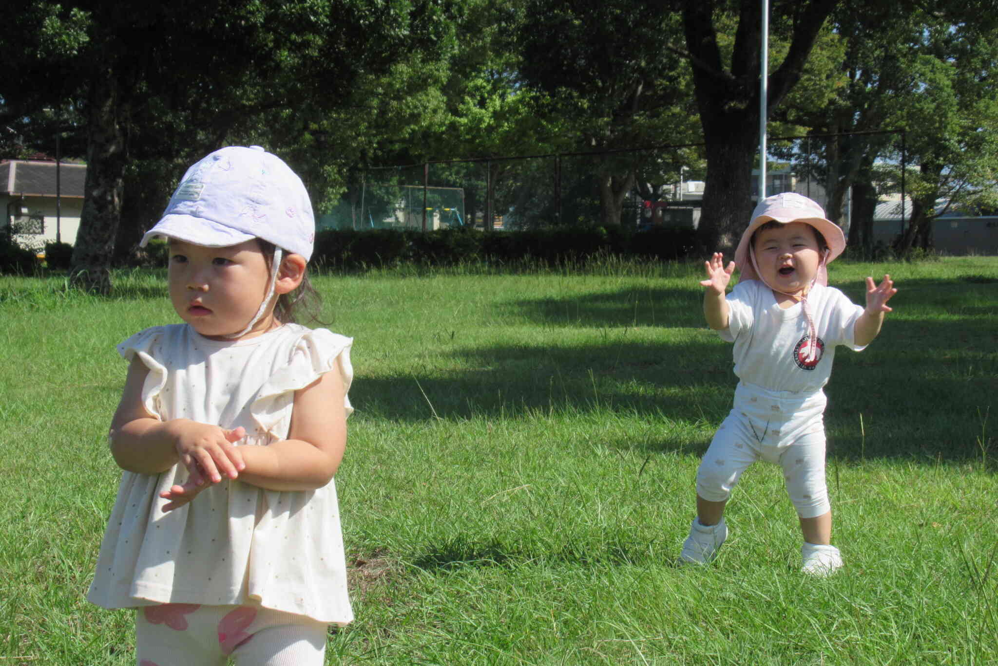 追いかけっこも楽しいね。