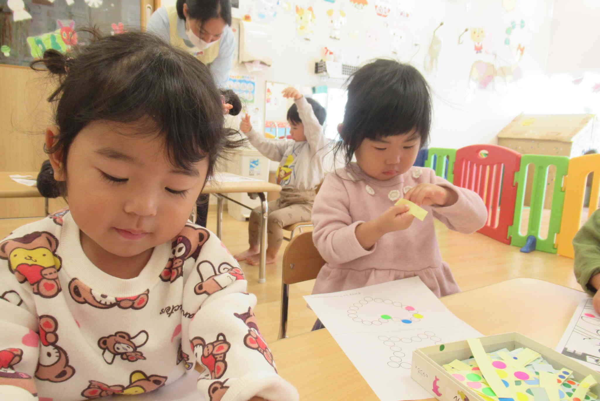 シールもたくさん貼ったよ。