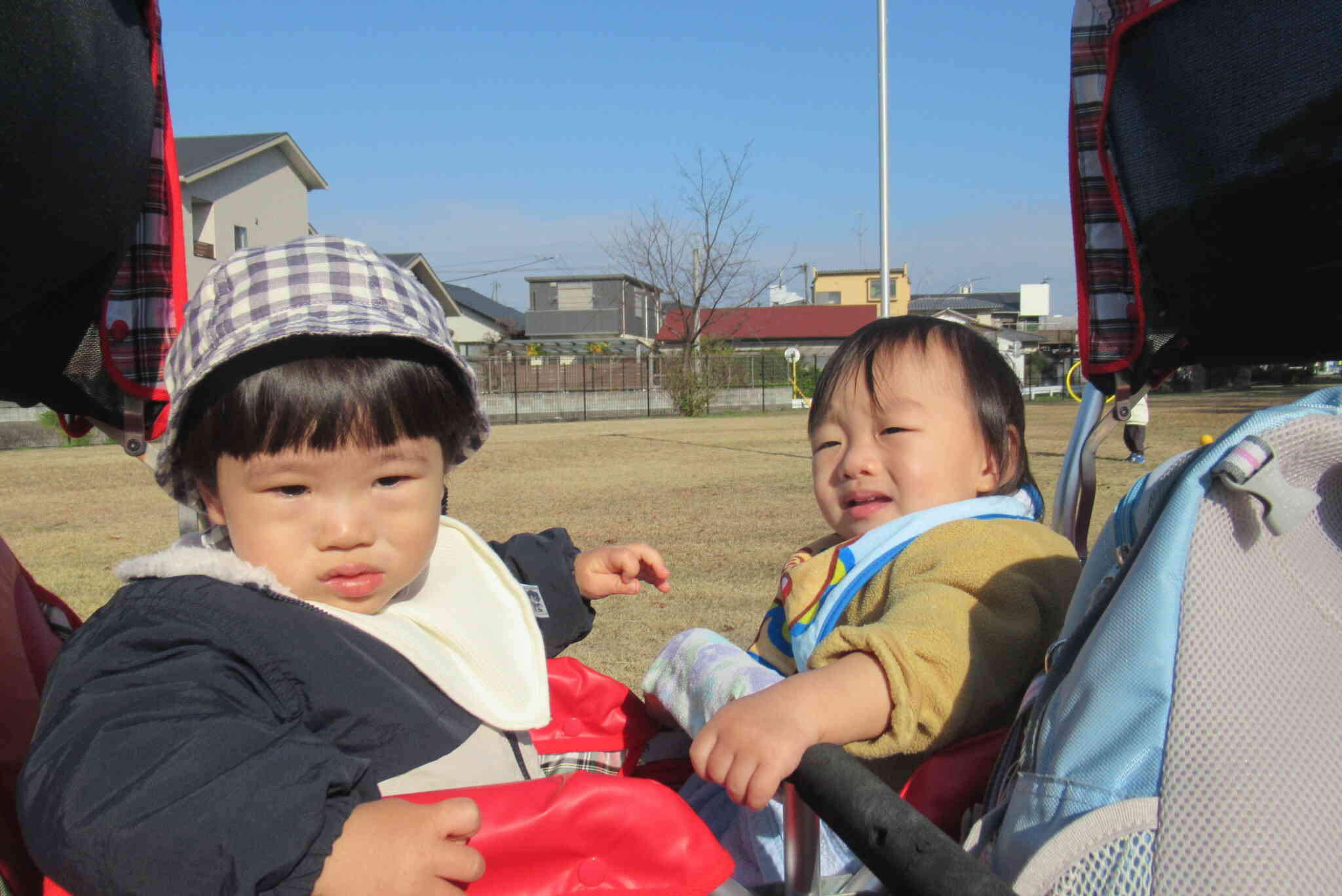 お日様が気持ちいいね！