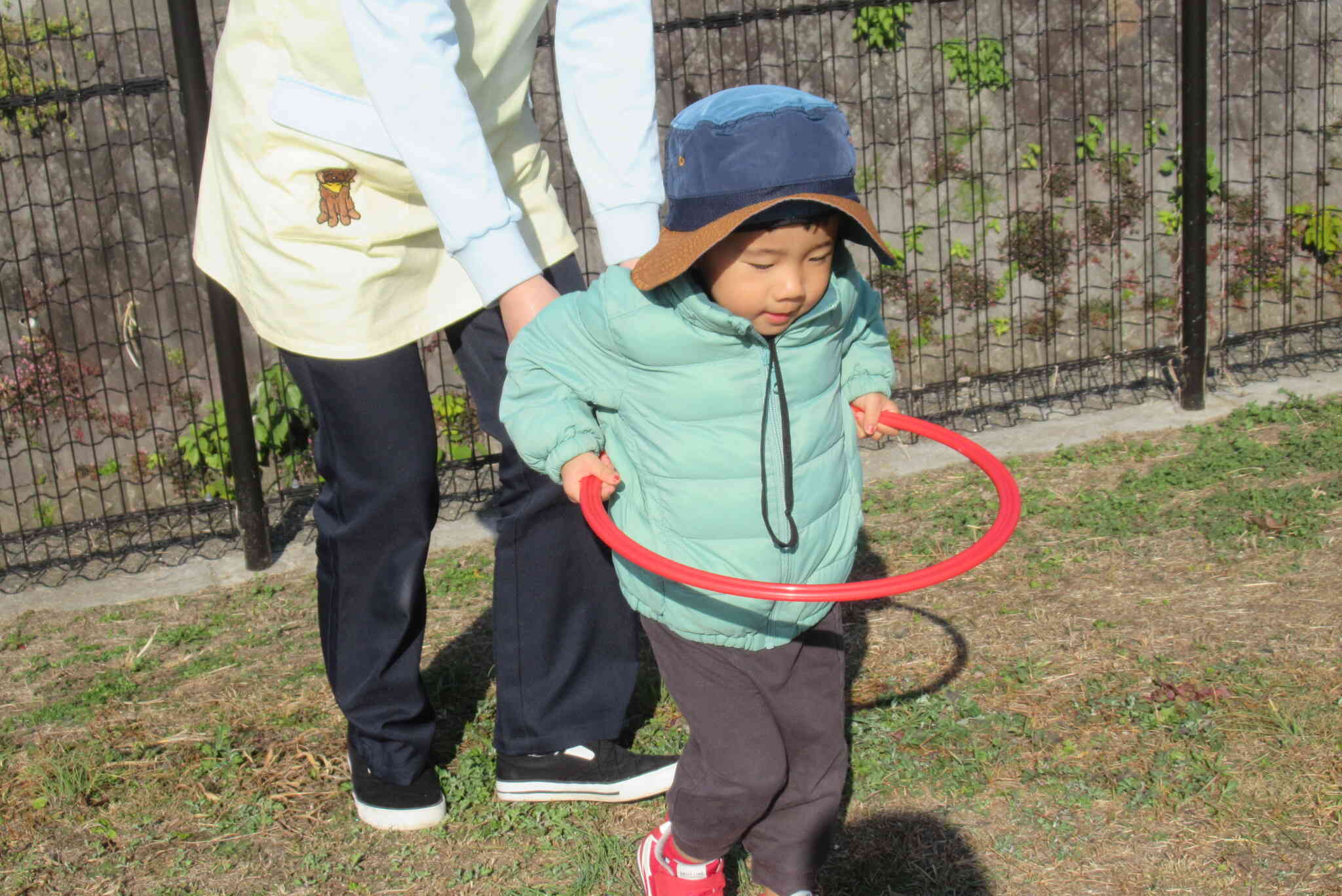 先生と電車ごっこ！