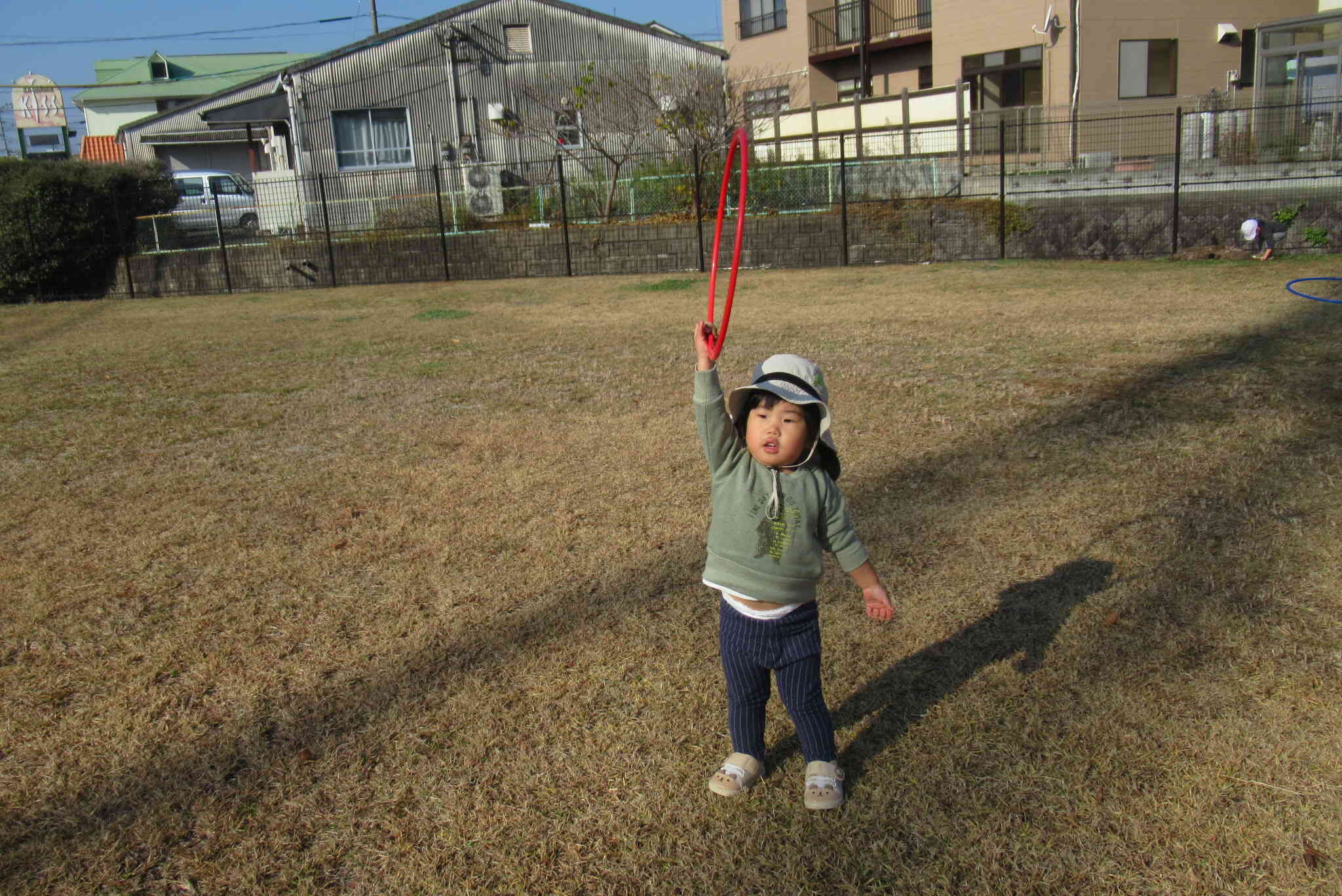 フープを高くぽーん！