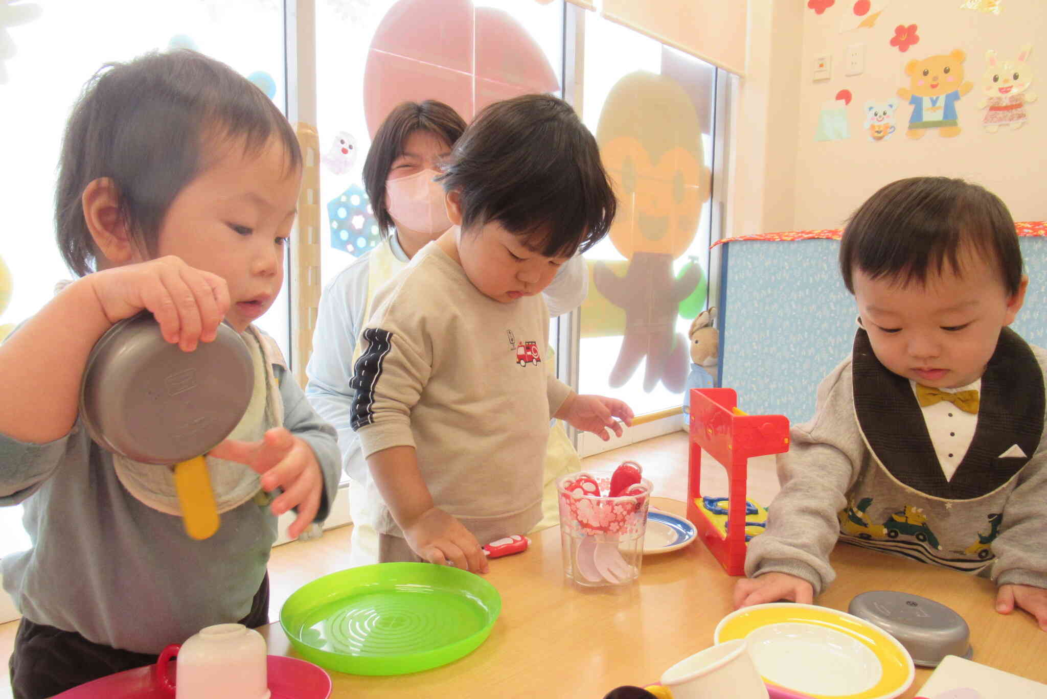 おままごとコーナー。