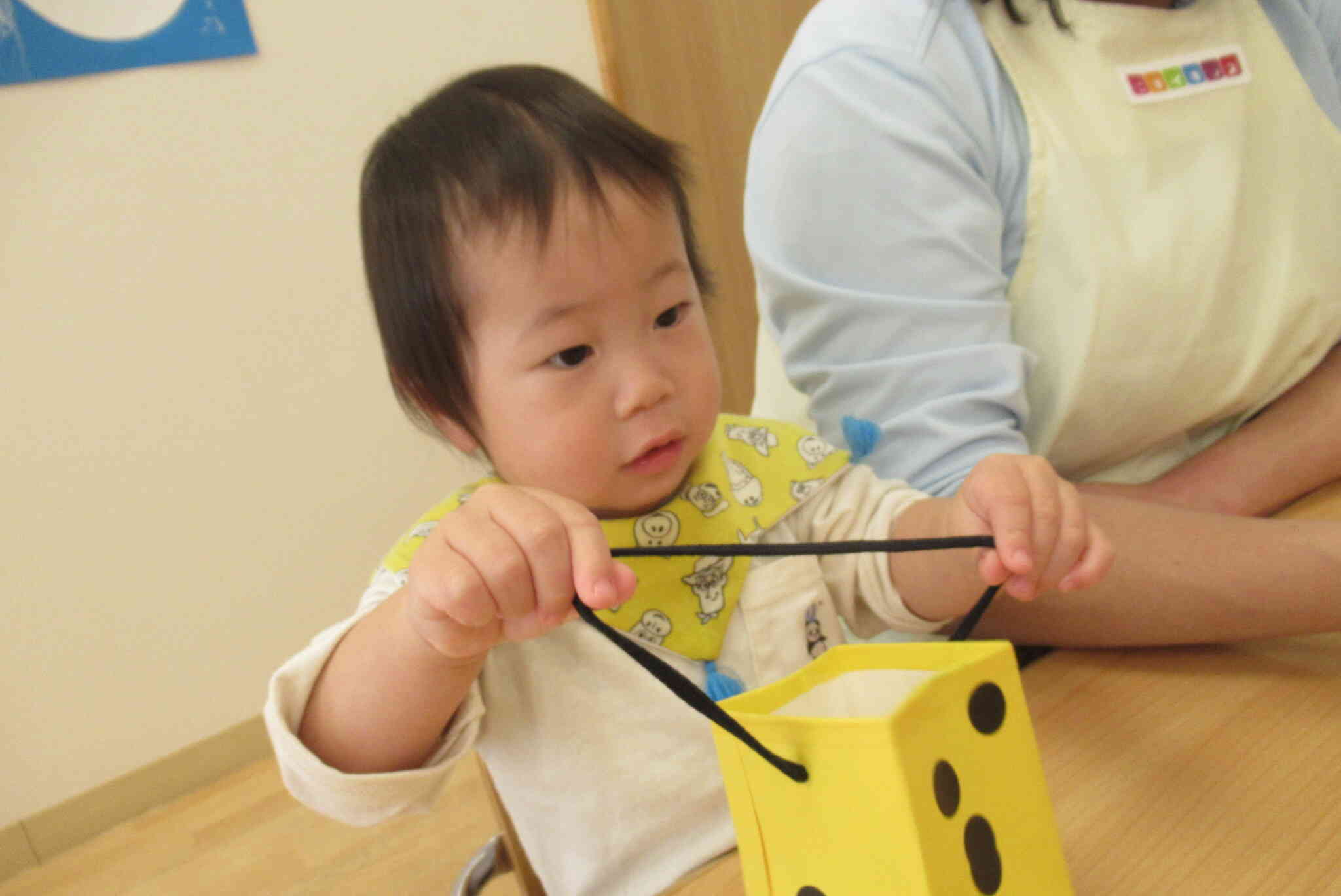 可愛い豆入れできたよ！