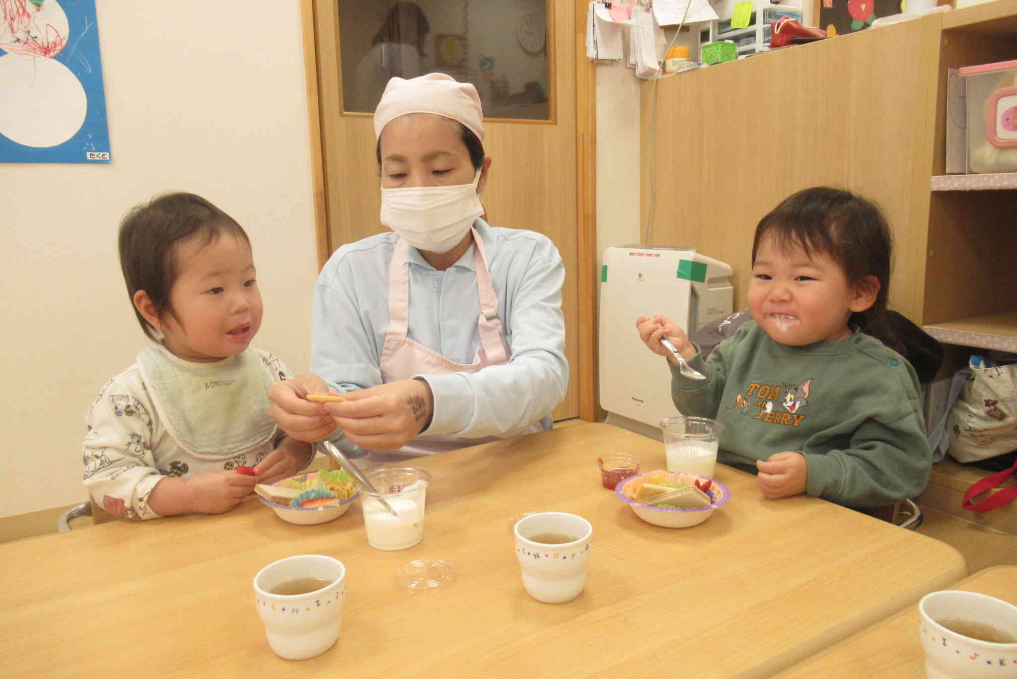 おやつに食べたよ！