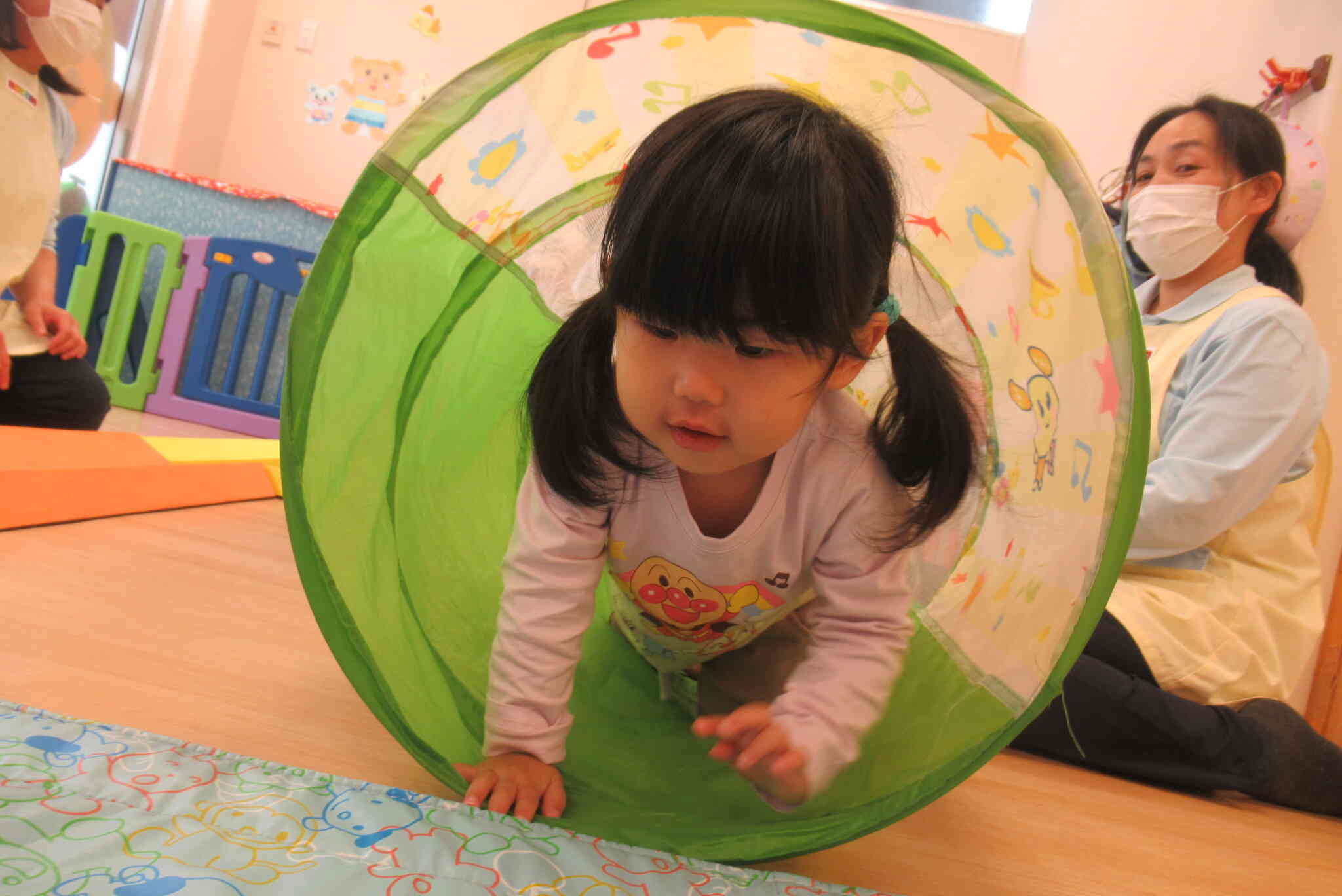 トンネルだー！