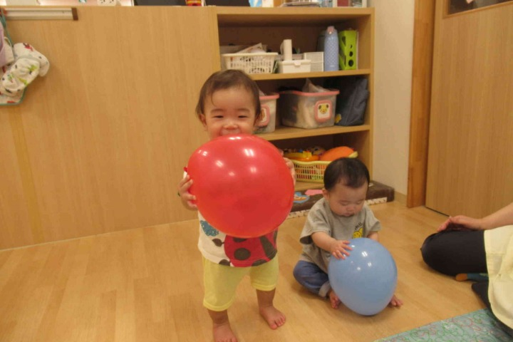 大きな風船だね！