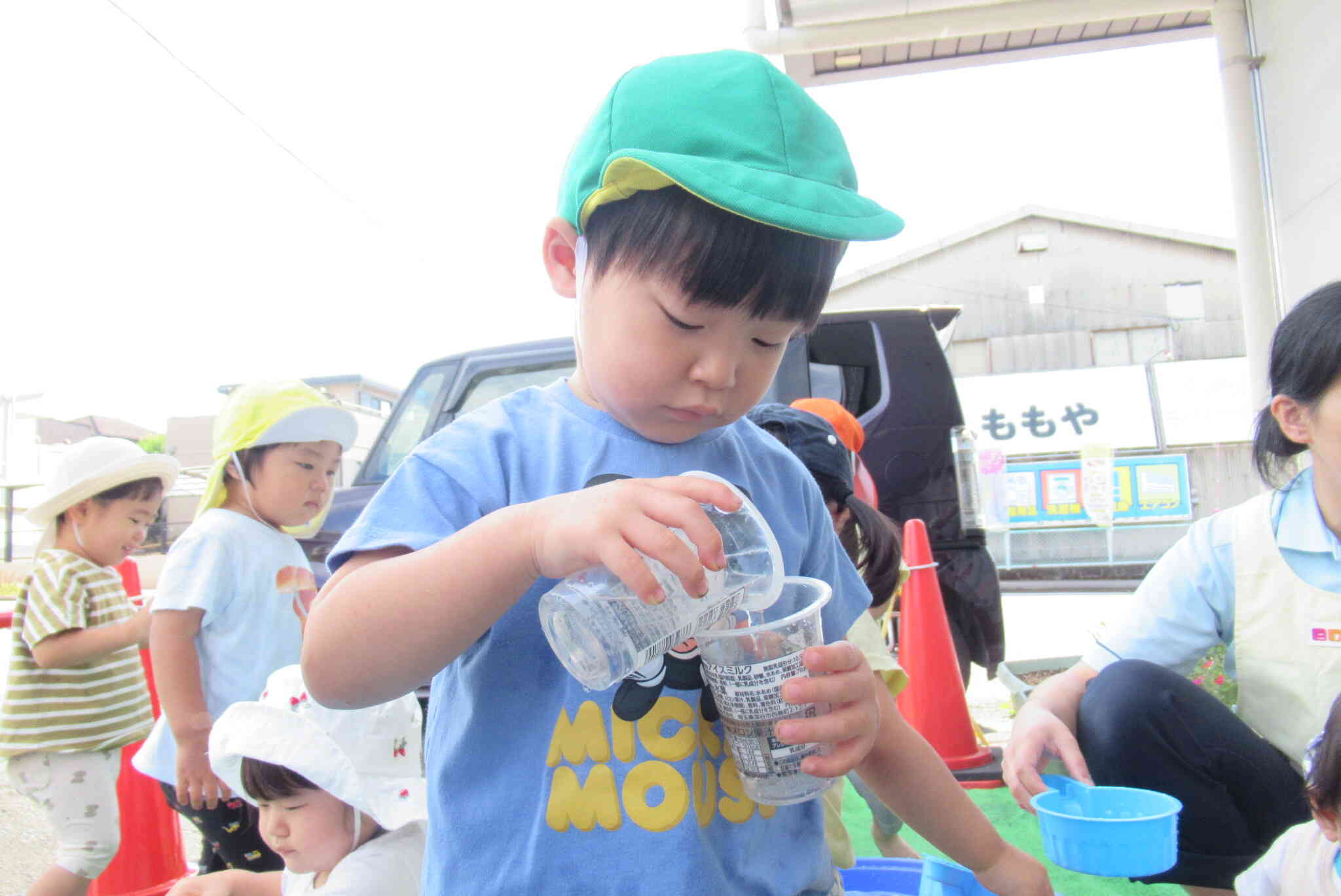 慎重に…