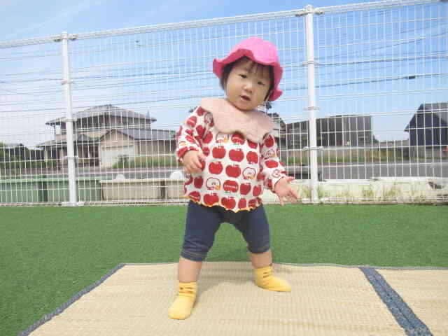 上手に立つことができたね！