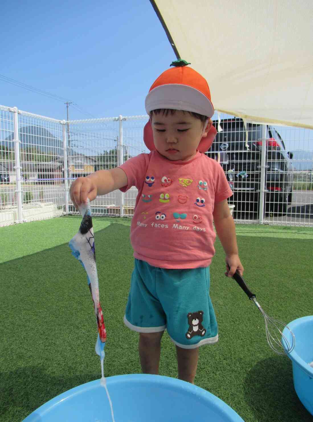 お水がどんどん流れてる～不思議だね☆