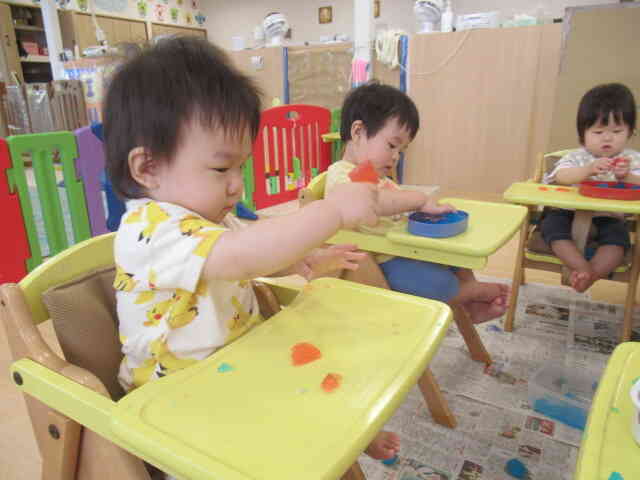 ひよこ組(０歳児）に新しいお友だちが増えたよ♪