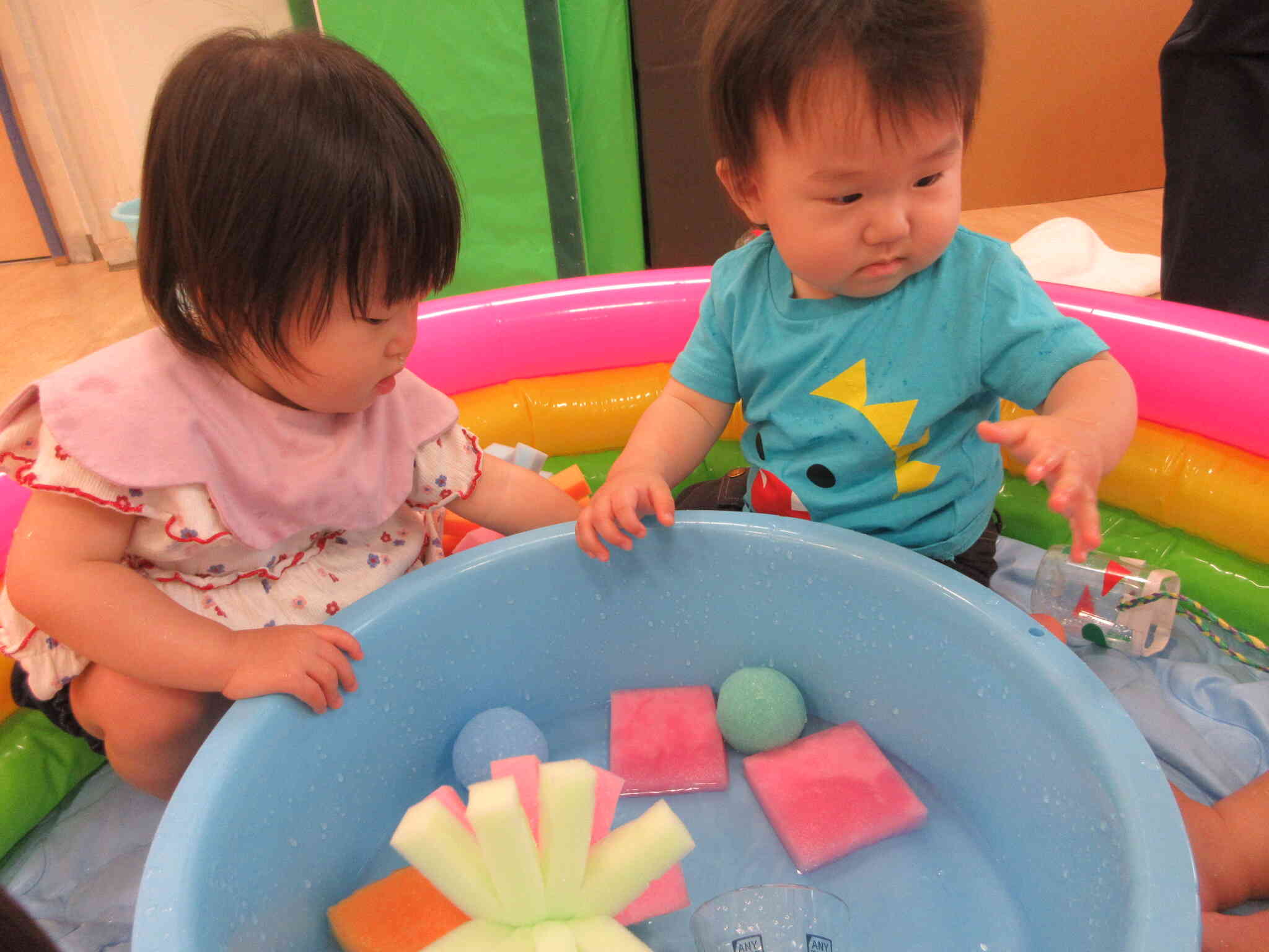 水遊び(0歳児)