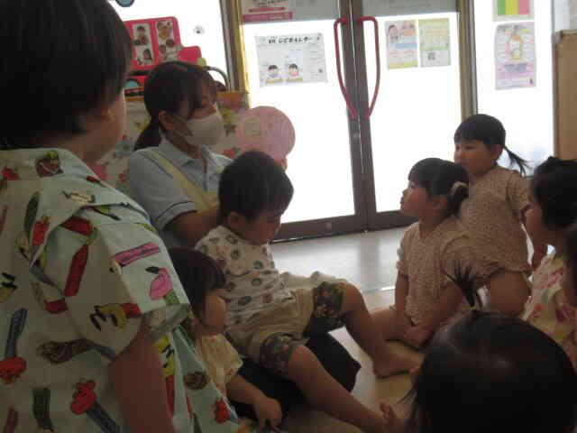 夏祭りお誕生日会に参加したよ♪