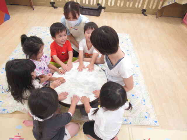 大きな太鼓に大興奮☆