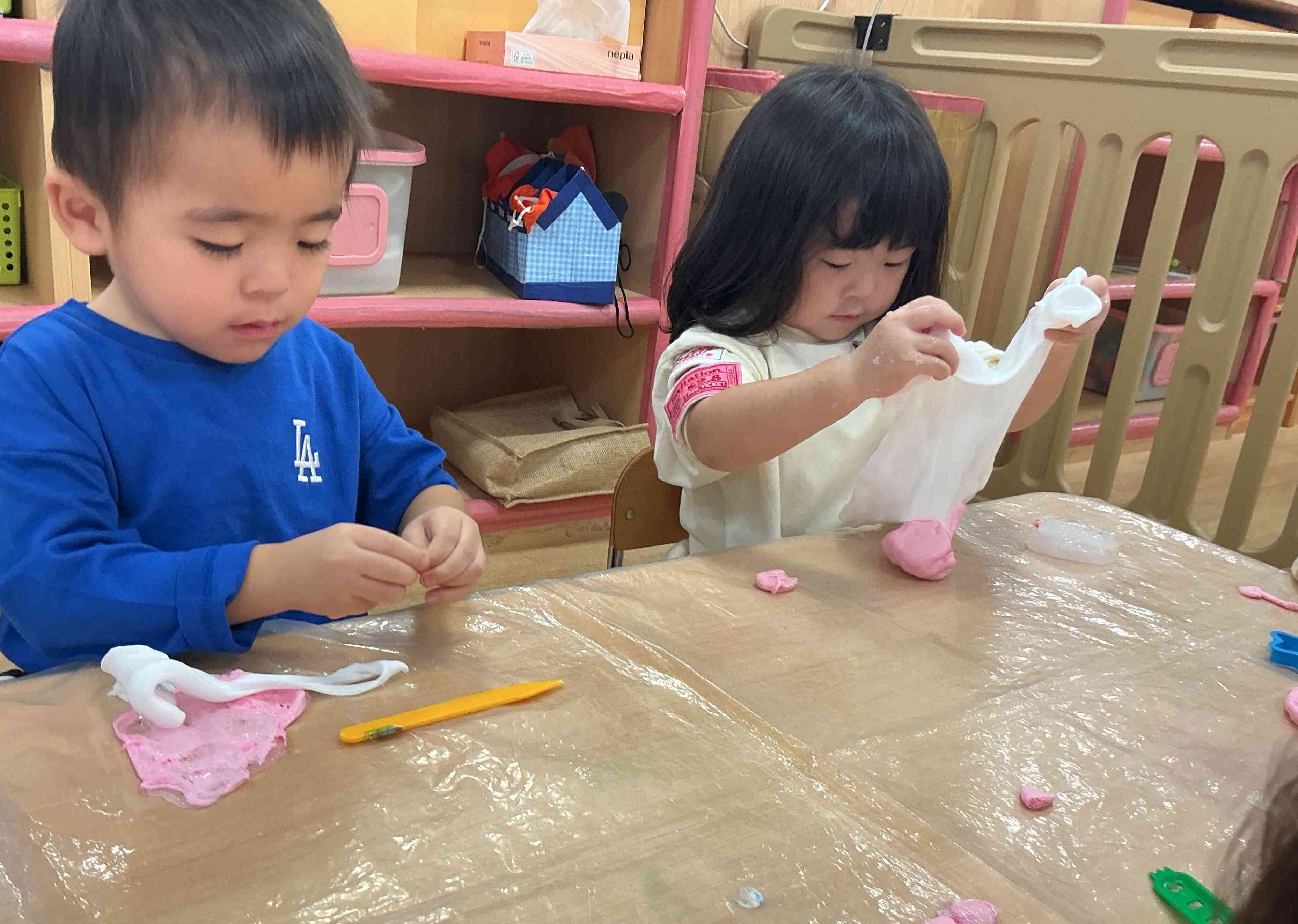 大きなオバケができたよ〜⭐︎次は何を作ろうかな??