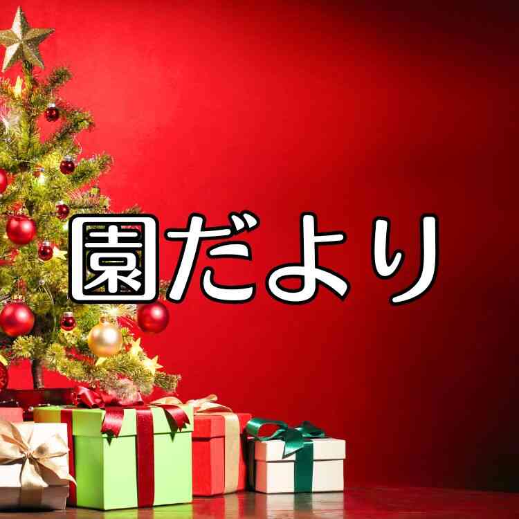12月のほいくえんだより