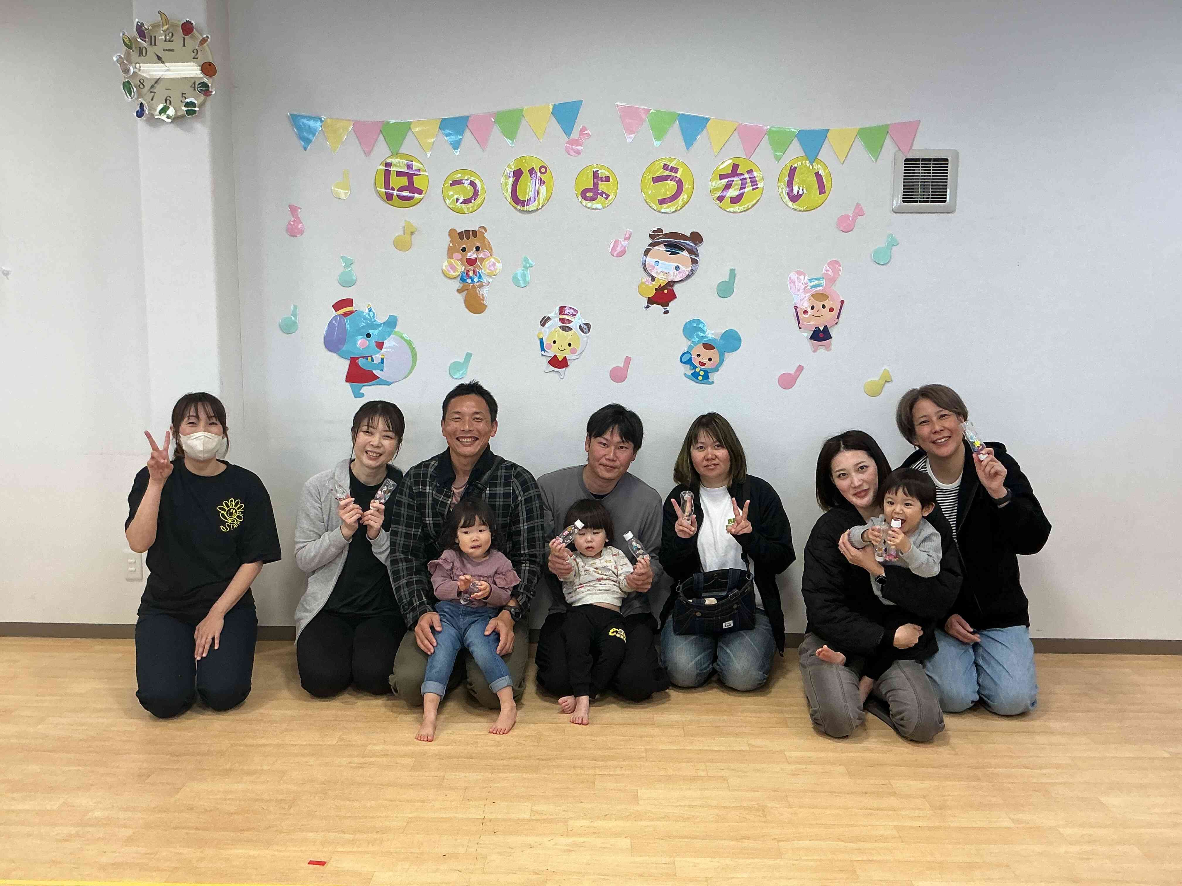 みんなではっぴょうかい♪(あひる組1歳児)