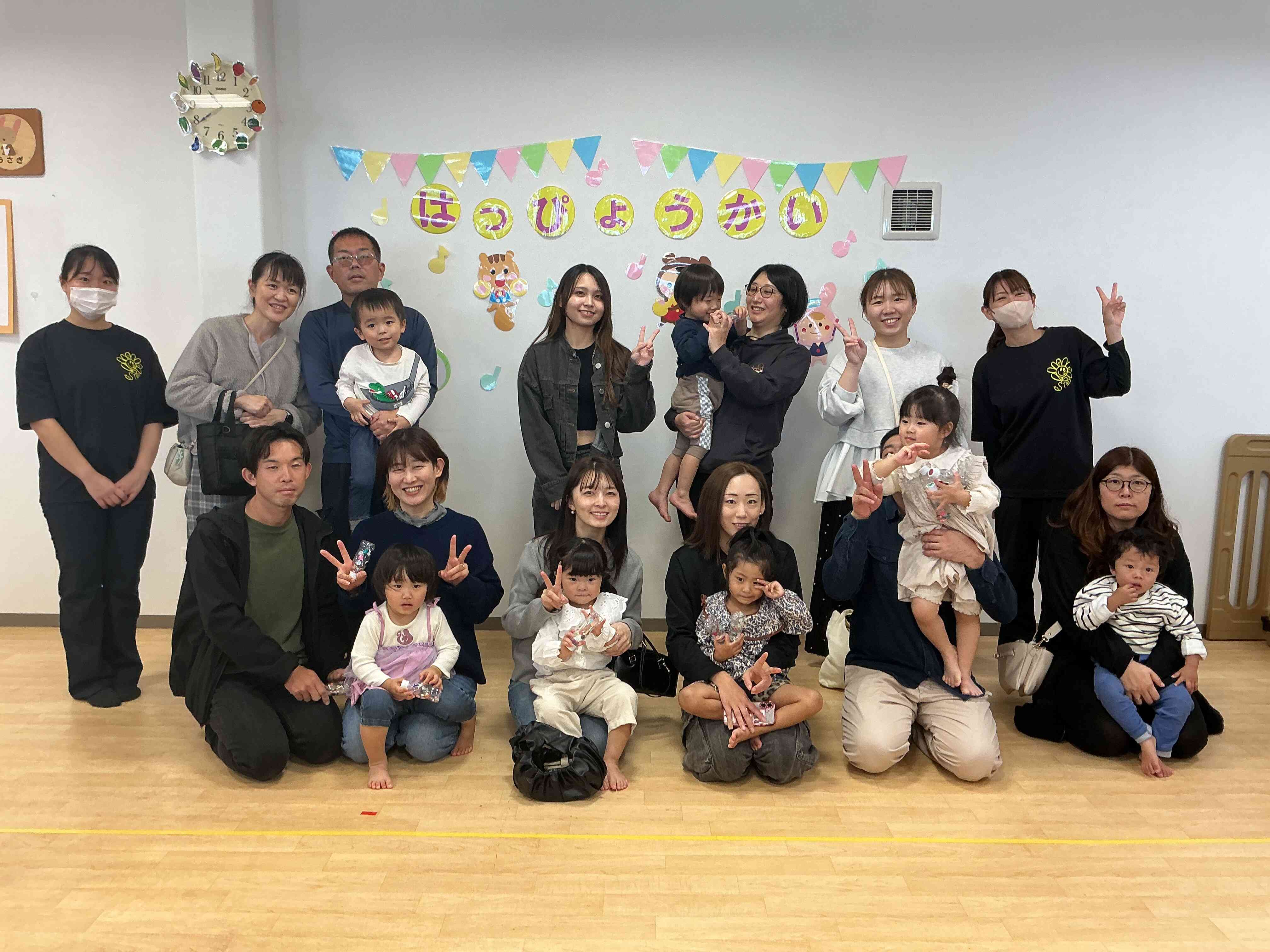 みんなで発表会に参加したよ！！