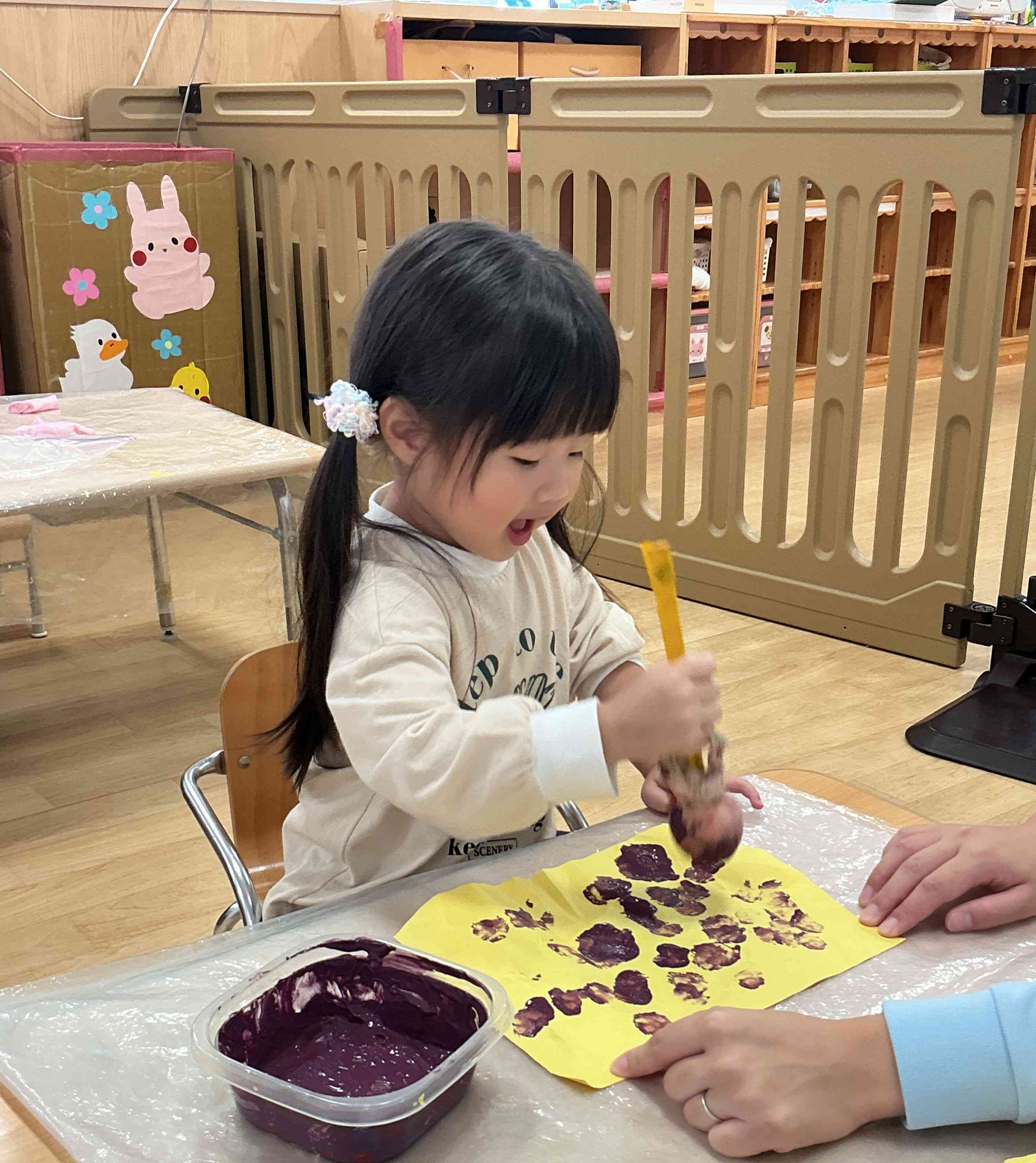 ワクワクしていますね!