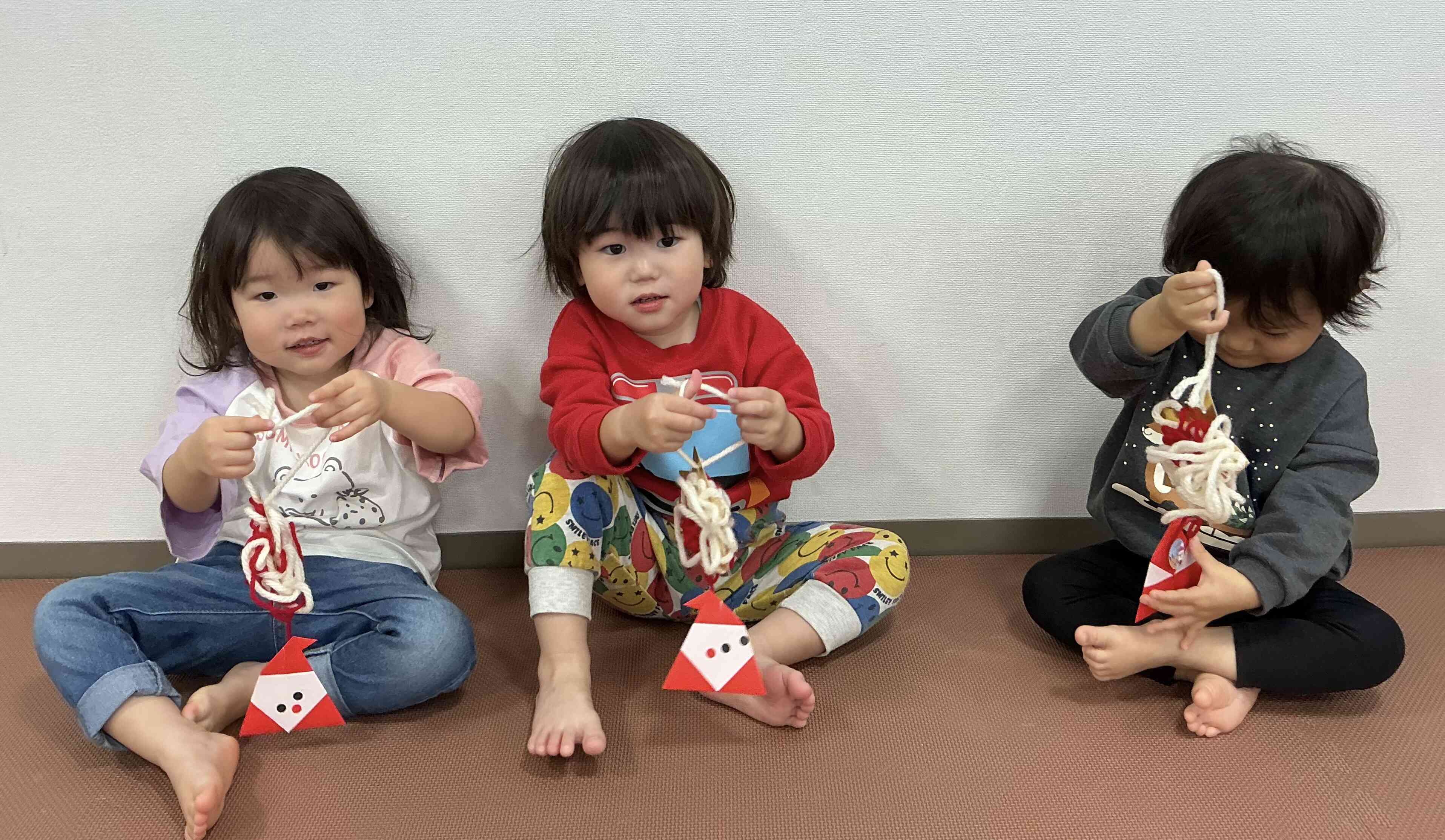 見て見て⭐︎かわいいサンタクロース作ったよ♡