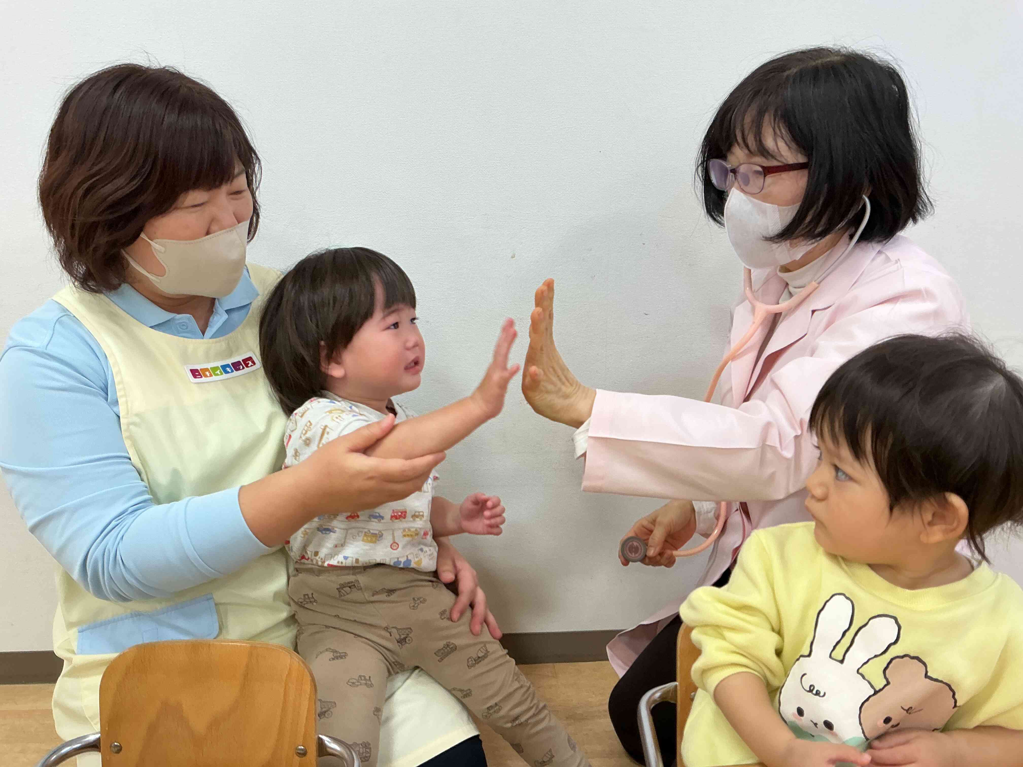 終わったよ〜タッチ！！