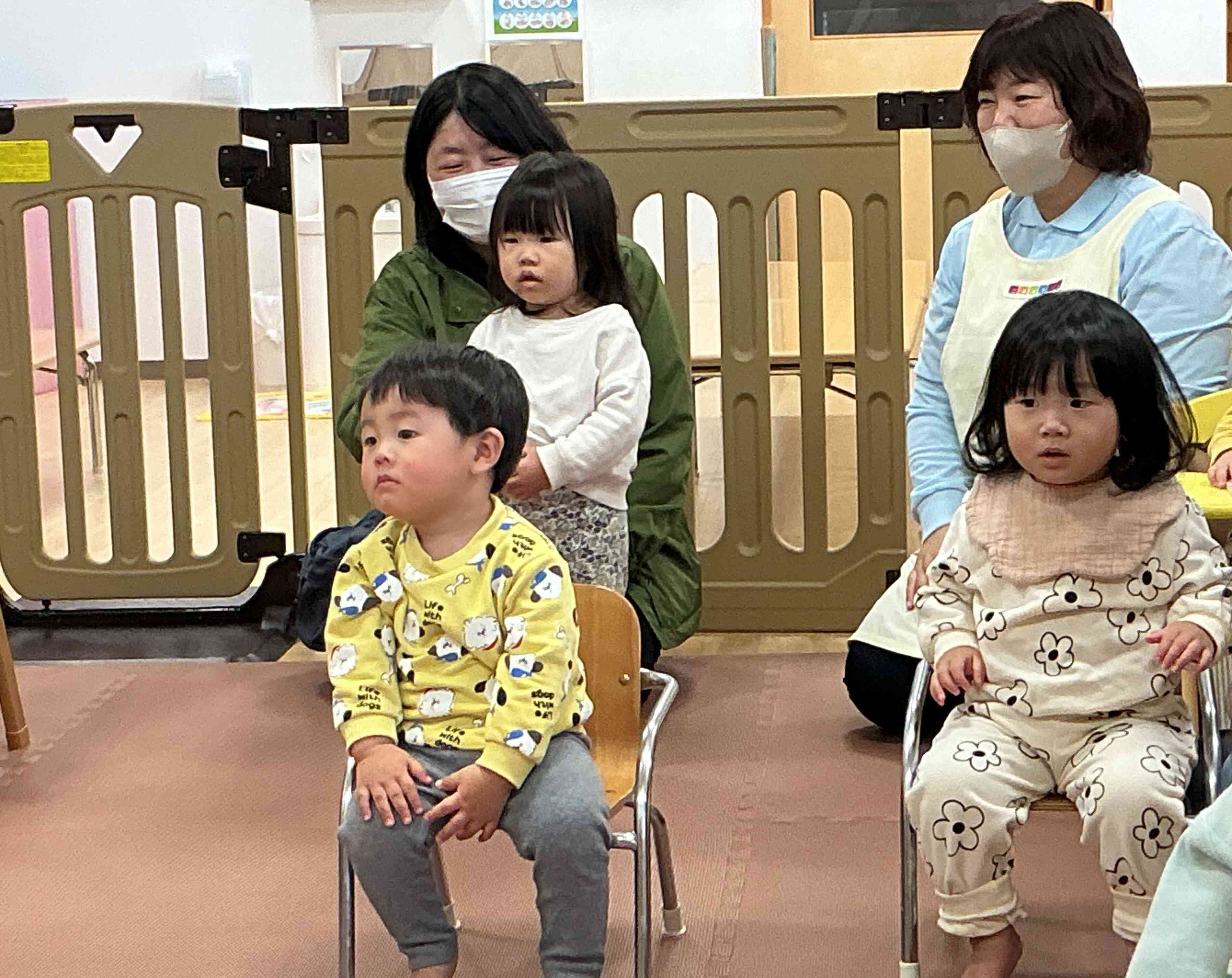 お友だちが見学に来てくれたよ！