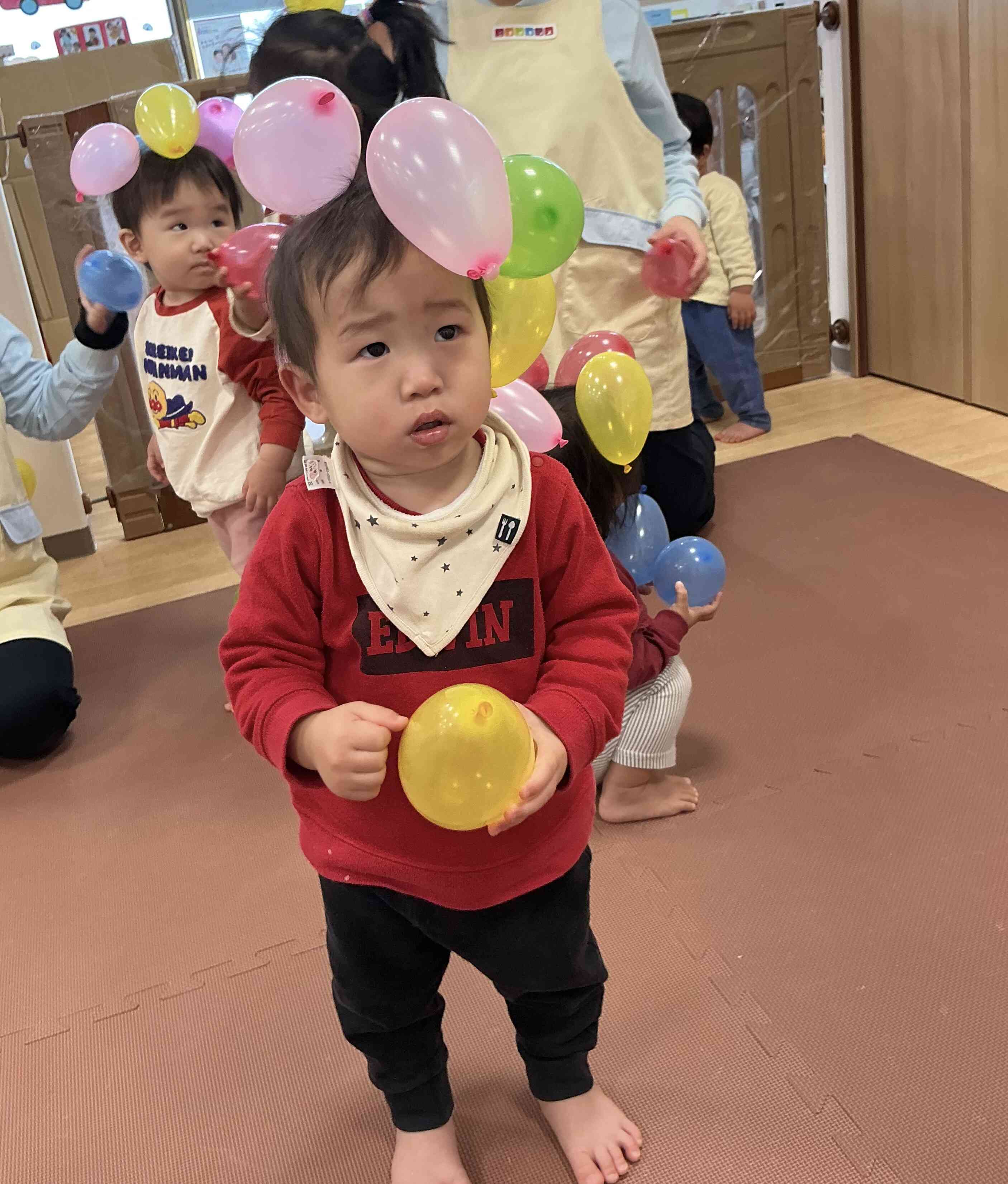 風船がいっぱい♪