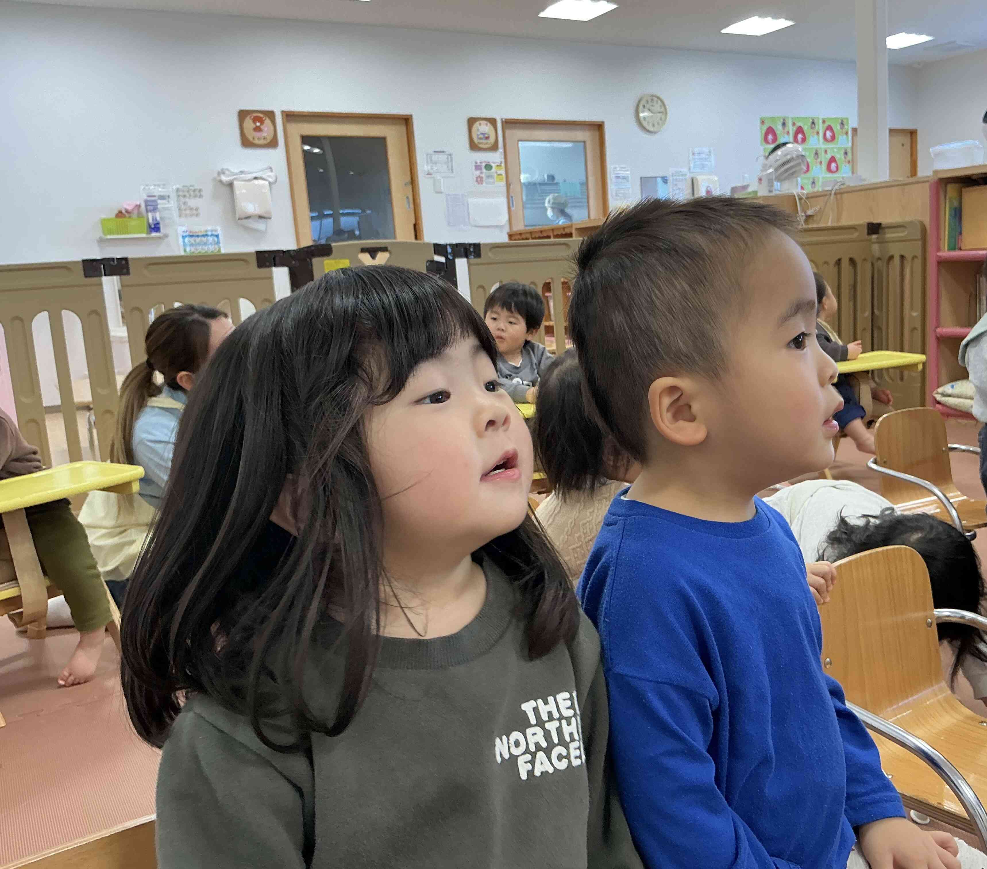 うさぎ組さんも真剣です!