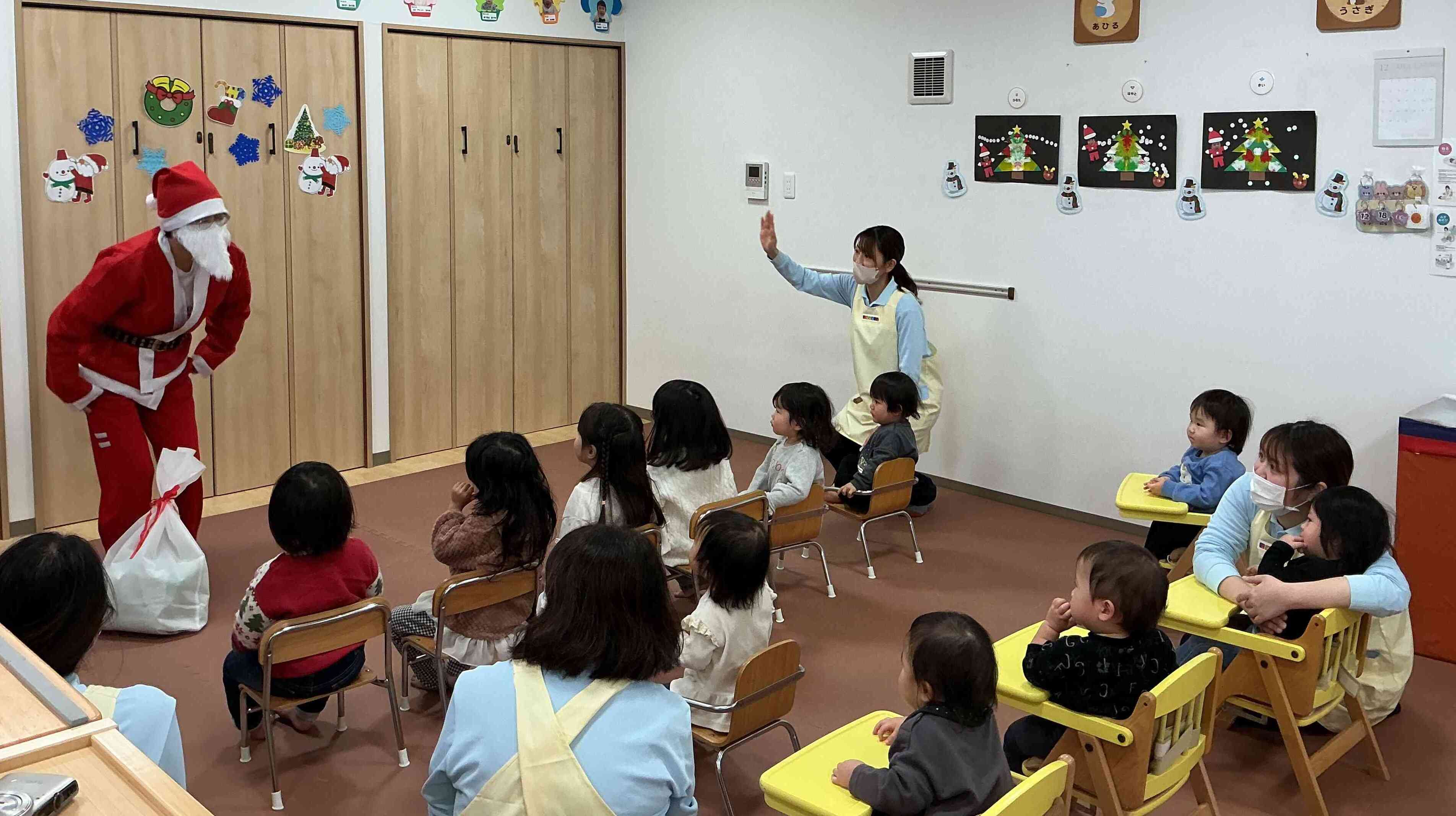 サンタさん、登場⭐︎