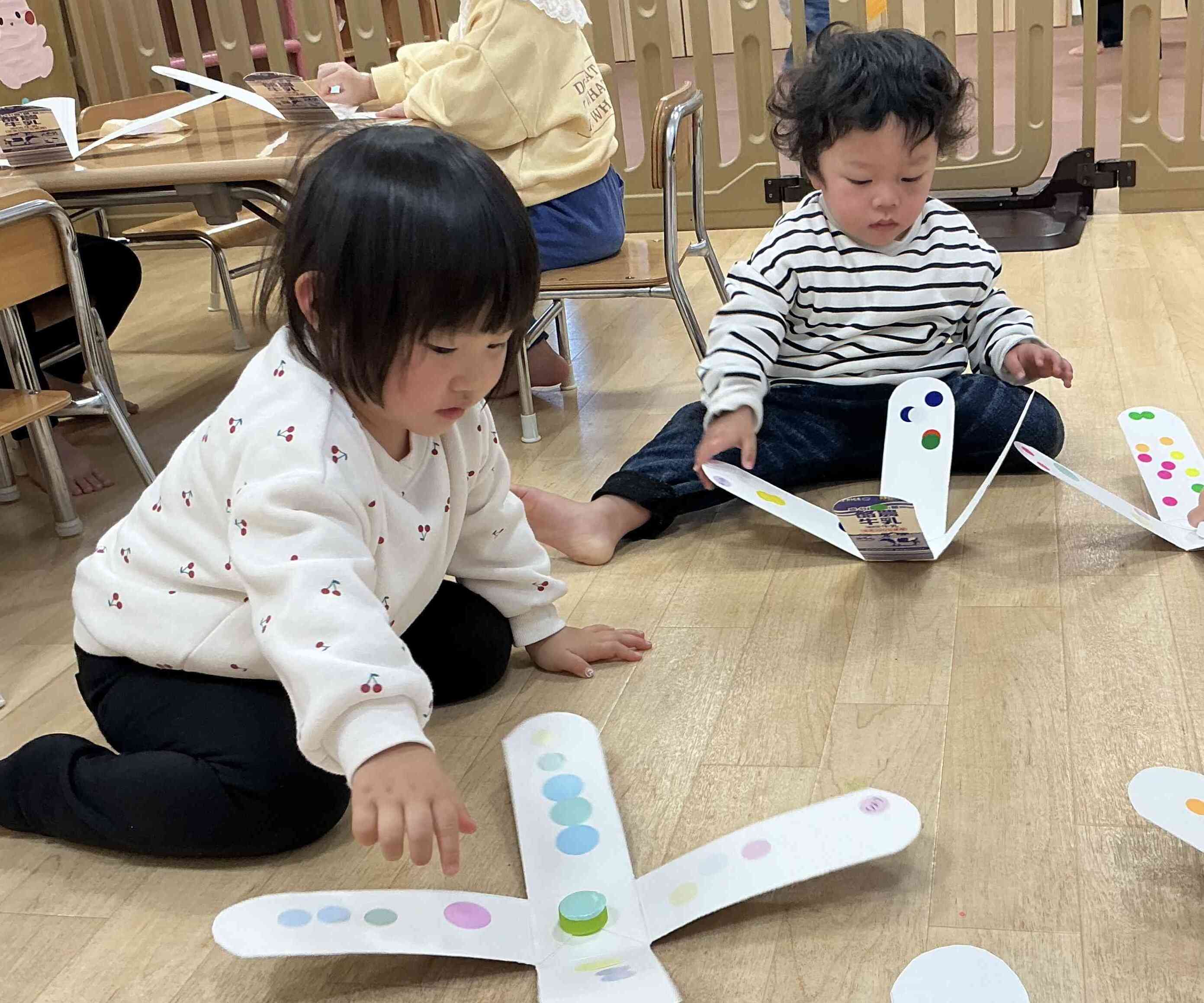 コマ、まわるかな～