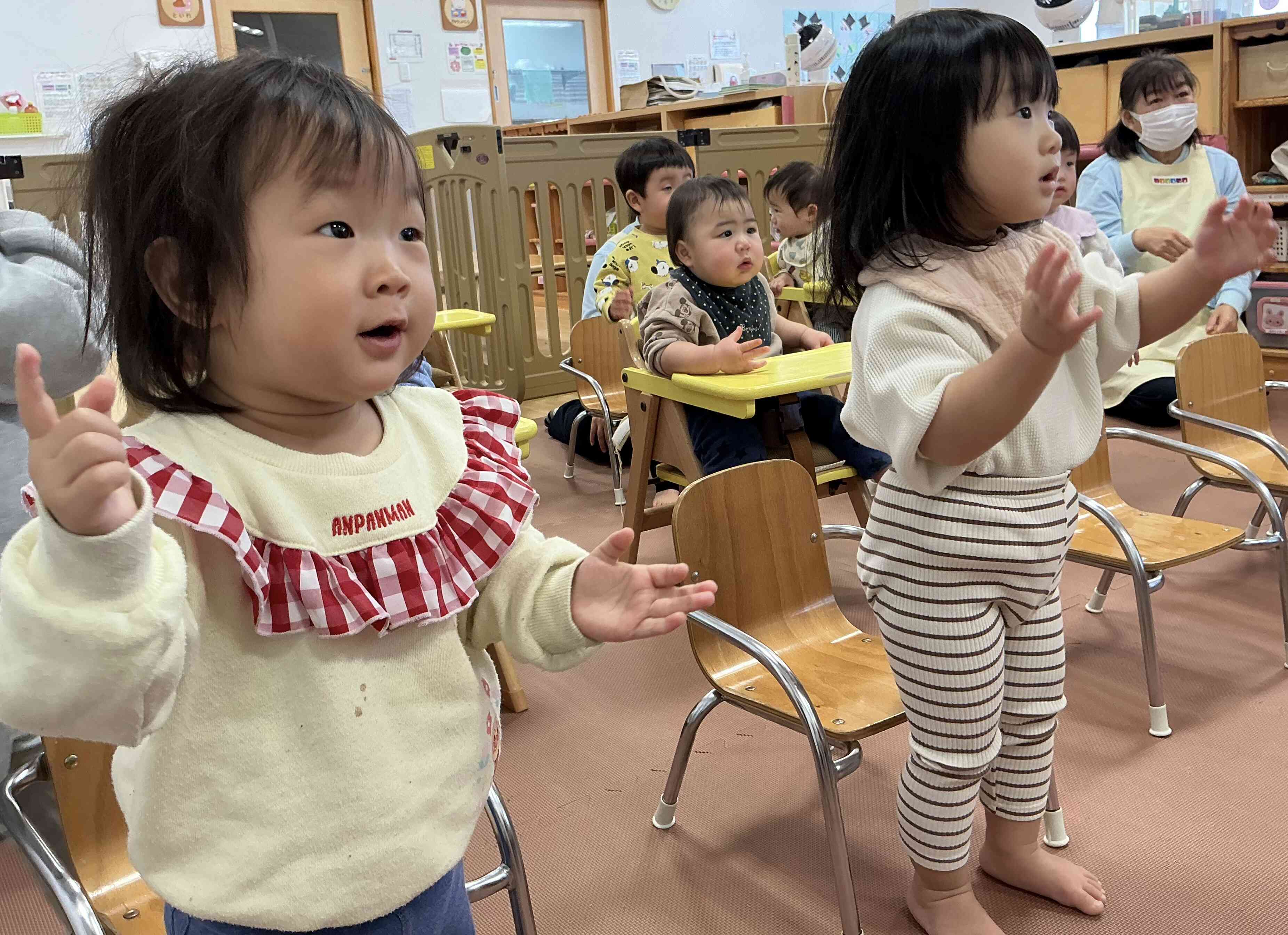 on the bus♪のうたで踊ったよ