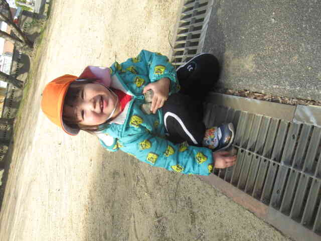 小石を見つけたよ♪