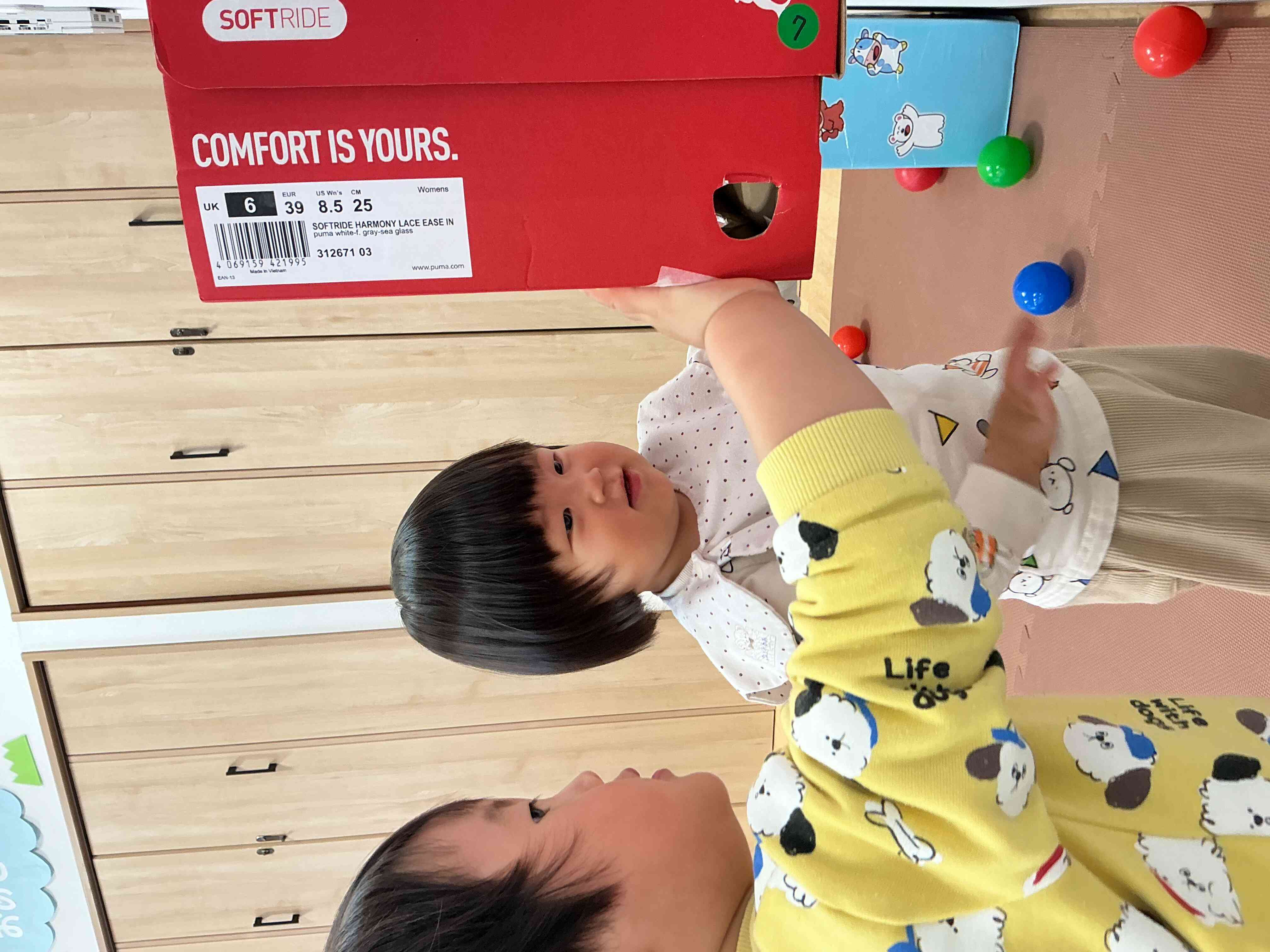ボールのぽっとん落とし！？