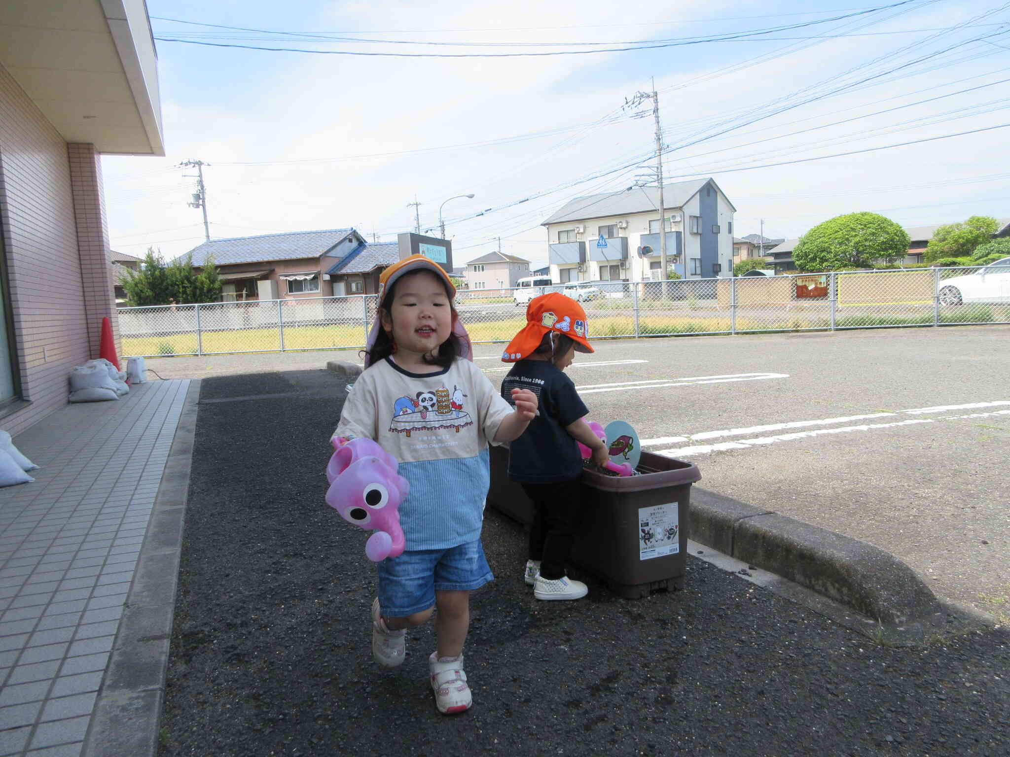 水あげてきたよー！と嬉しそうに教えてくれました