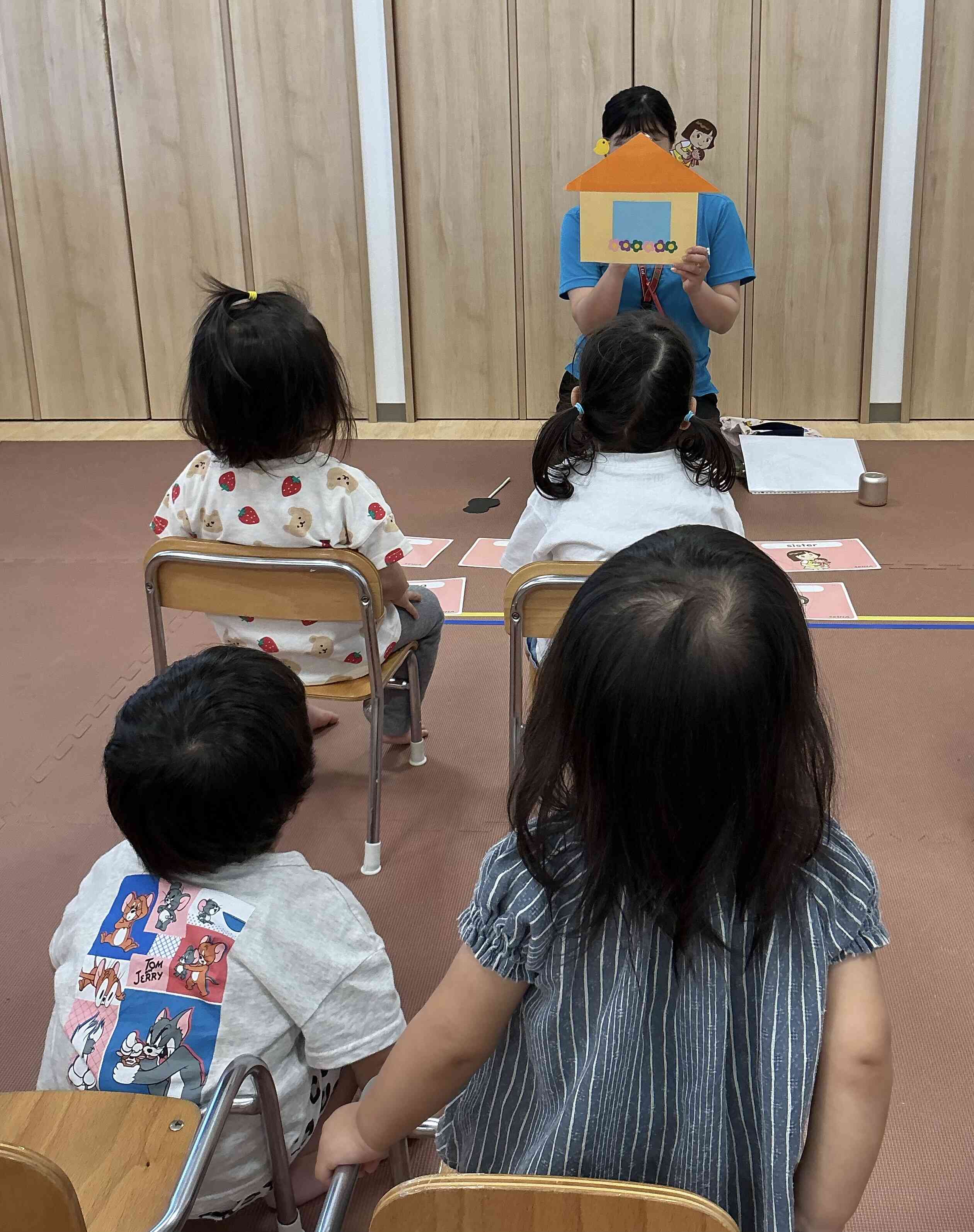 英語教室 family member を教えてもらったよ♪