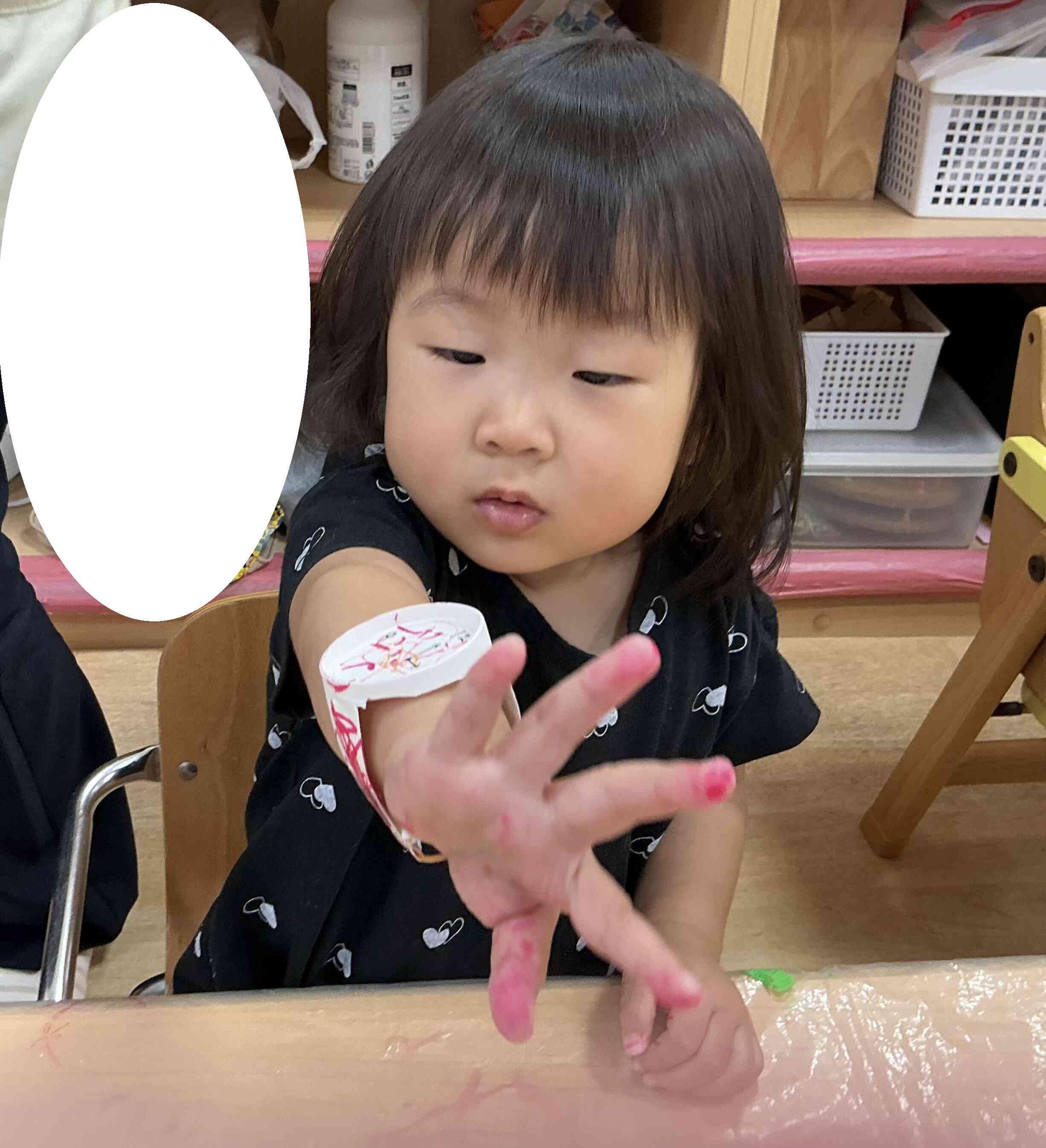 見て見て〜かわいい時計が完成⭐︎