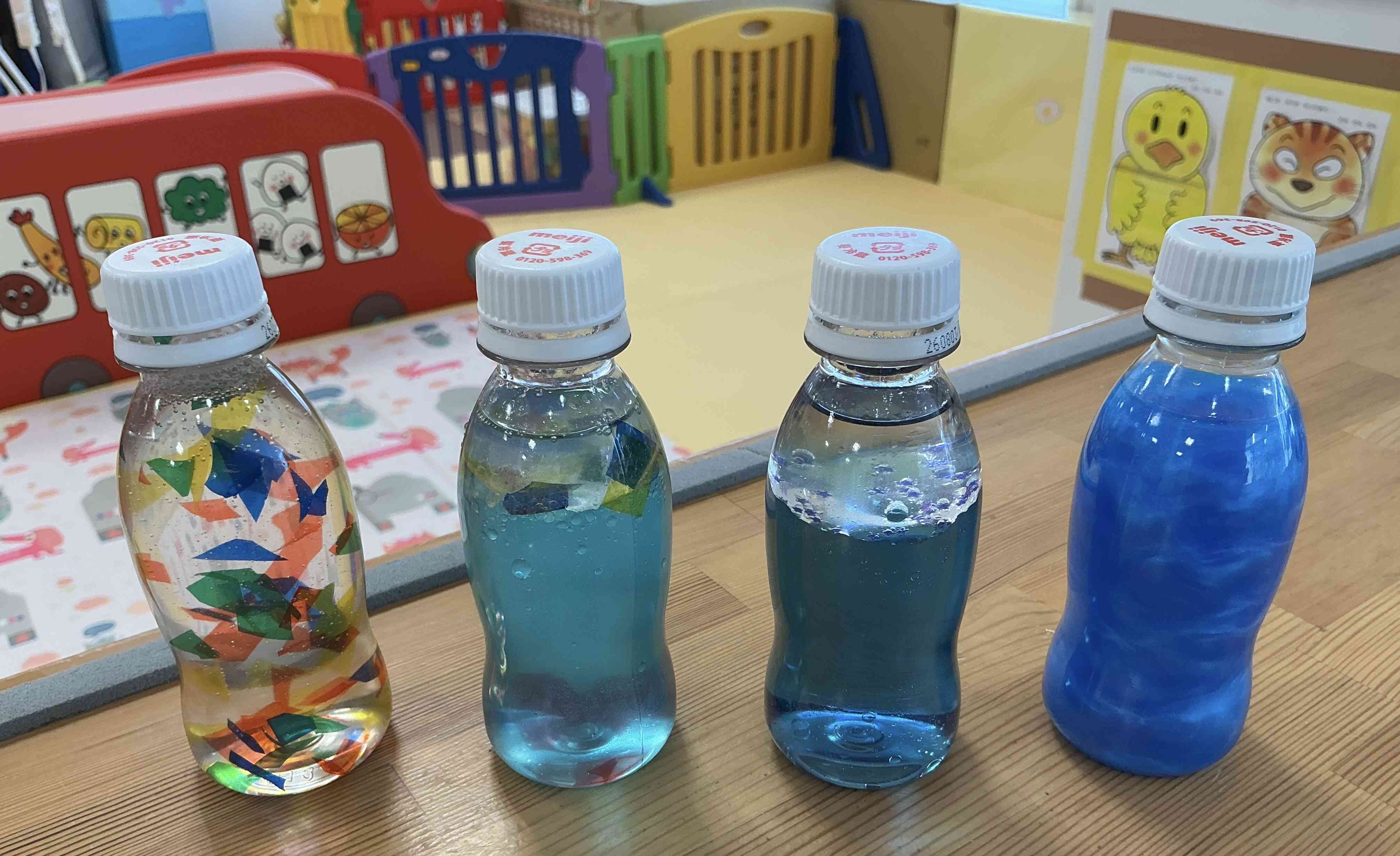 リラックスボトル（センサリーボトル）を作りませんか？　ー子育てひろばー