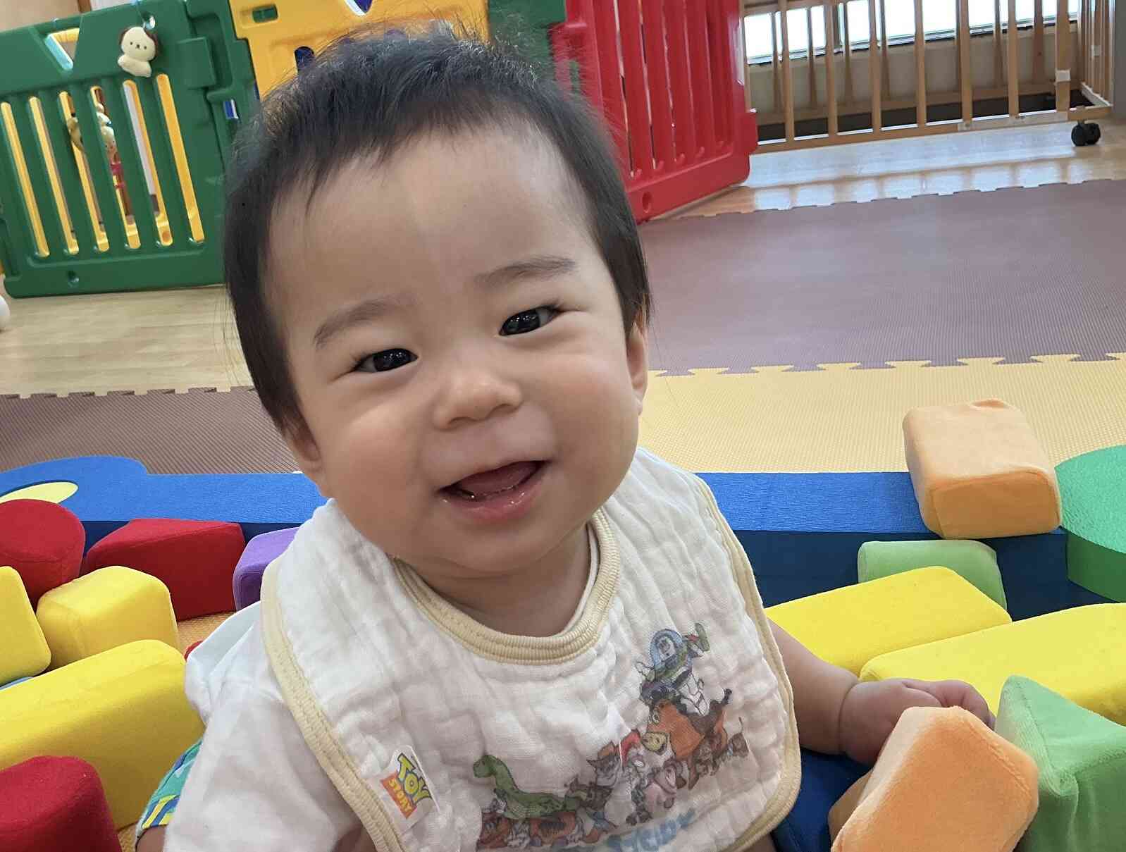 8月入園のお友だち♡可愛い笑顔を見せてくれるようになりました