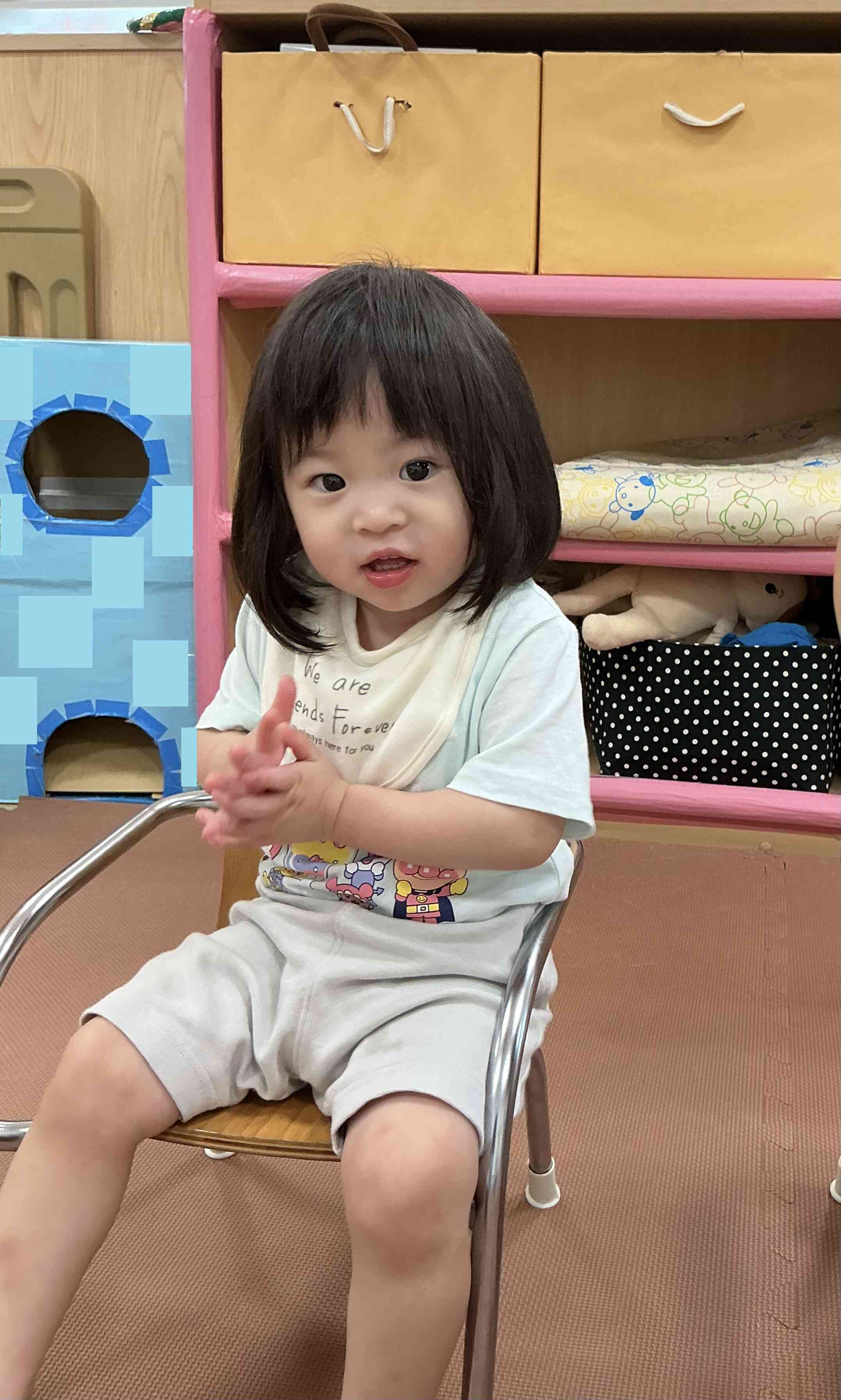 あひる組に新しいお友だちが増えました⭐︎（あひる組　1歳児）