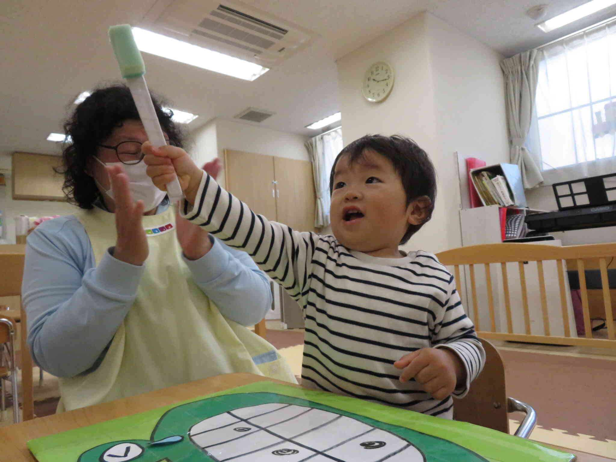 あひる組（１歳児クラス）の虫歯予防週間