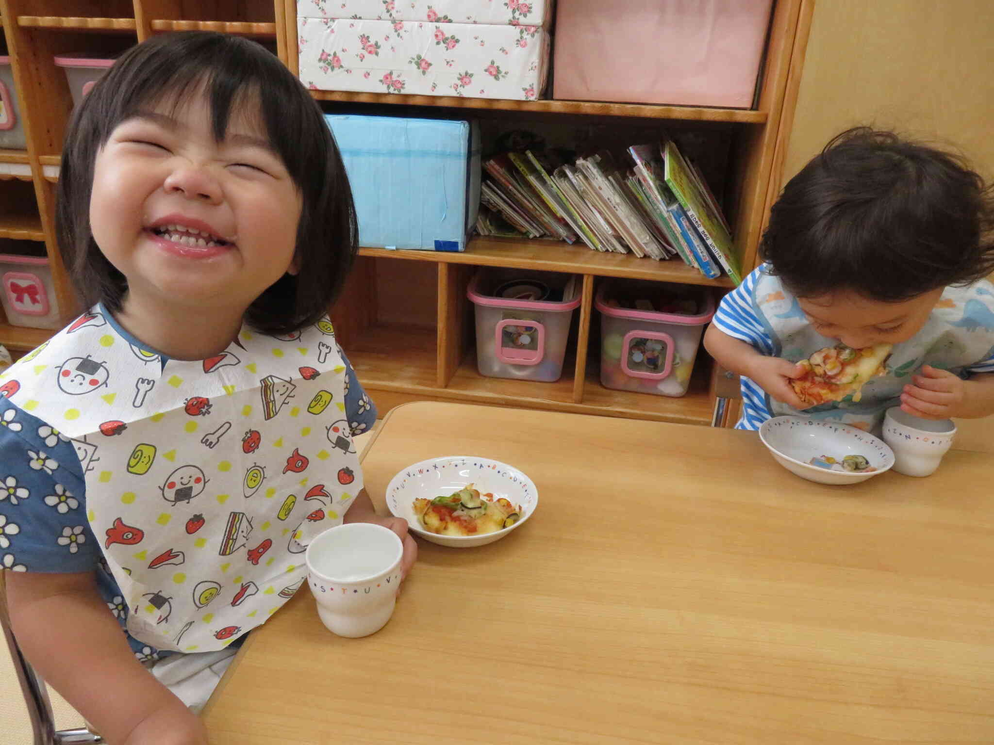 おいしい顔。